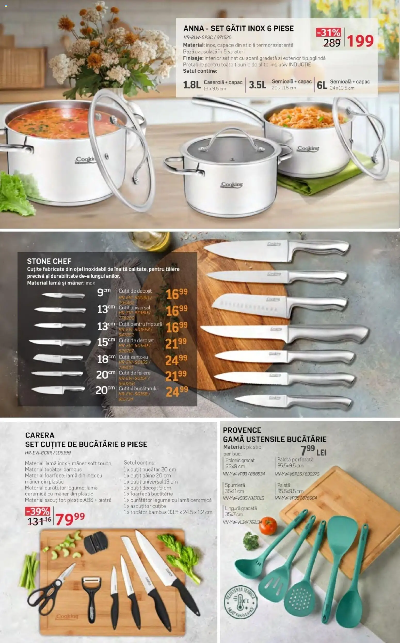 Noul catalog Selgros – valabil de la 16.10.2026 | Pagină: 6 | Produse: Scară, Mâner, Bucătărie, Cuțit