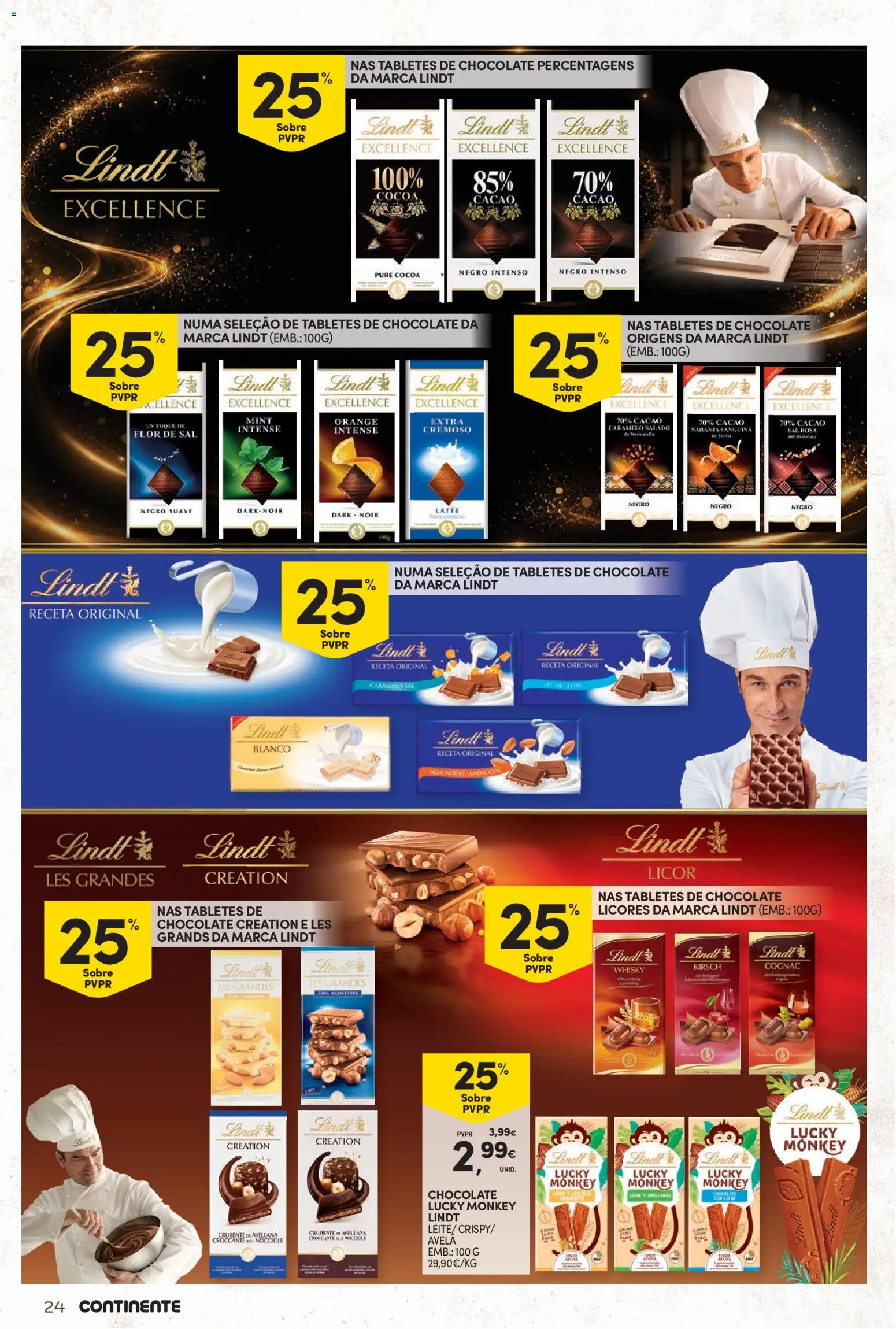 Continente Bebidas Quentes │ válido de 13/10/2026 | Página: 24 | Produtos: Whisky, Sal, Licor, Chocolate