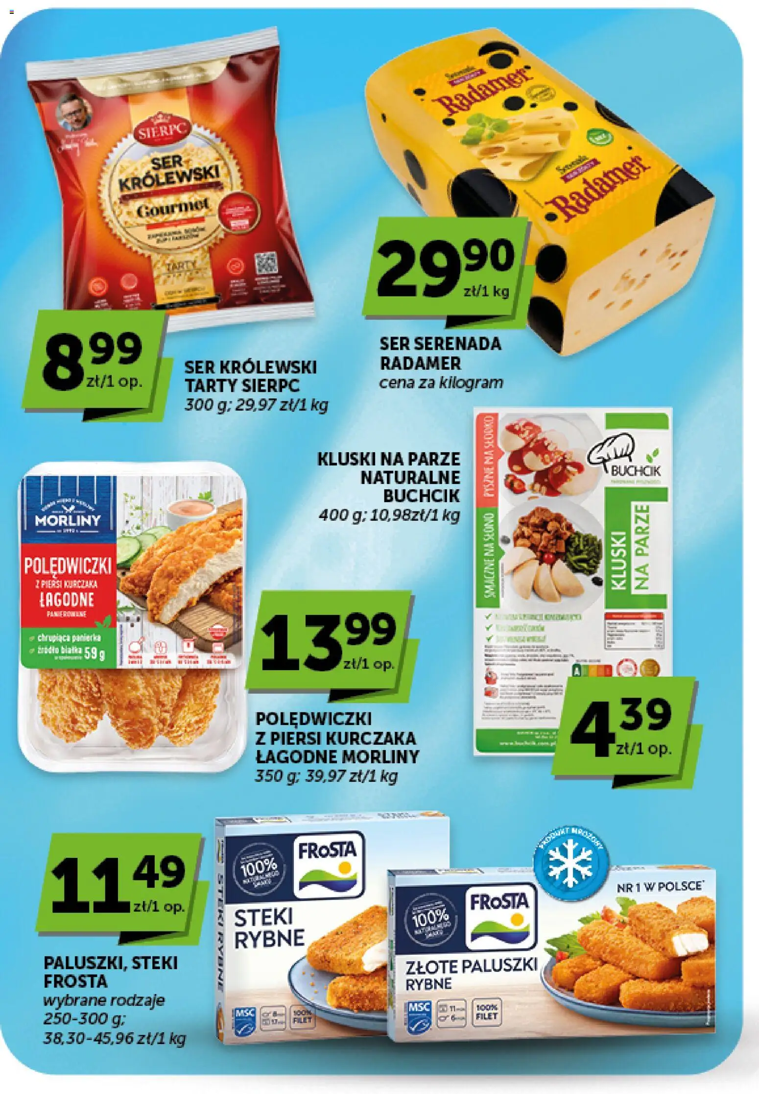 Groszek gazetka od 20.08.2026 | Strona: 24 | Produkty: Frosta, Panierka, Filet, Kluski