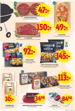 FLANKSTEK, Fine cuts Hacksta köttdisk. Ursprung Irland. Ca 1000 g. - Förhandsvisning av reklamblad från butik ICA Maxi aktuell från 27.04.2026 | Sida: 2 | Produkter: Bacon, Tonfisk