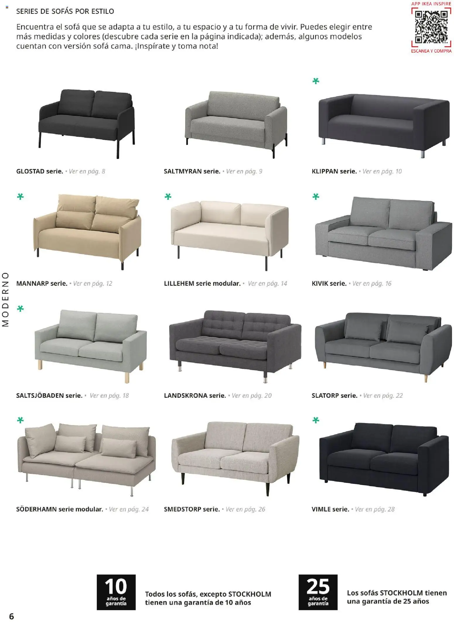 Catálogo IKEA Sofás │ válido desde el 07.05.2026 | Página: 6 | Productos: Sofá