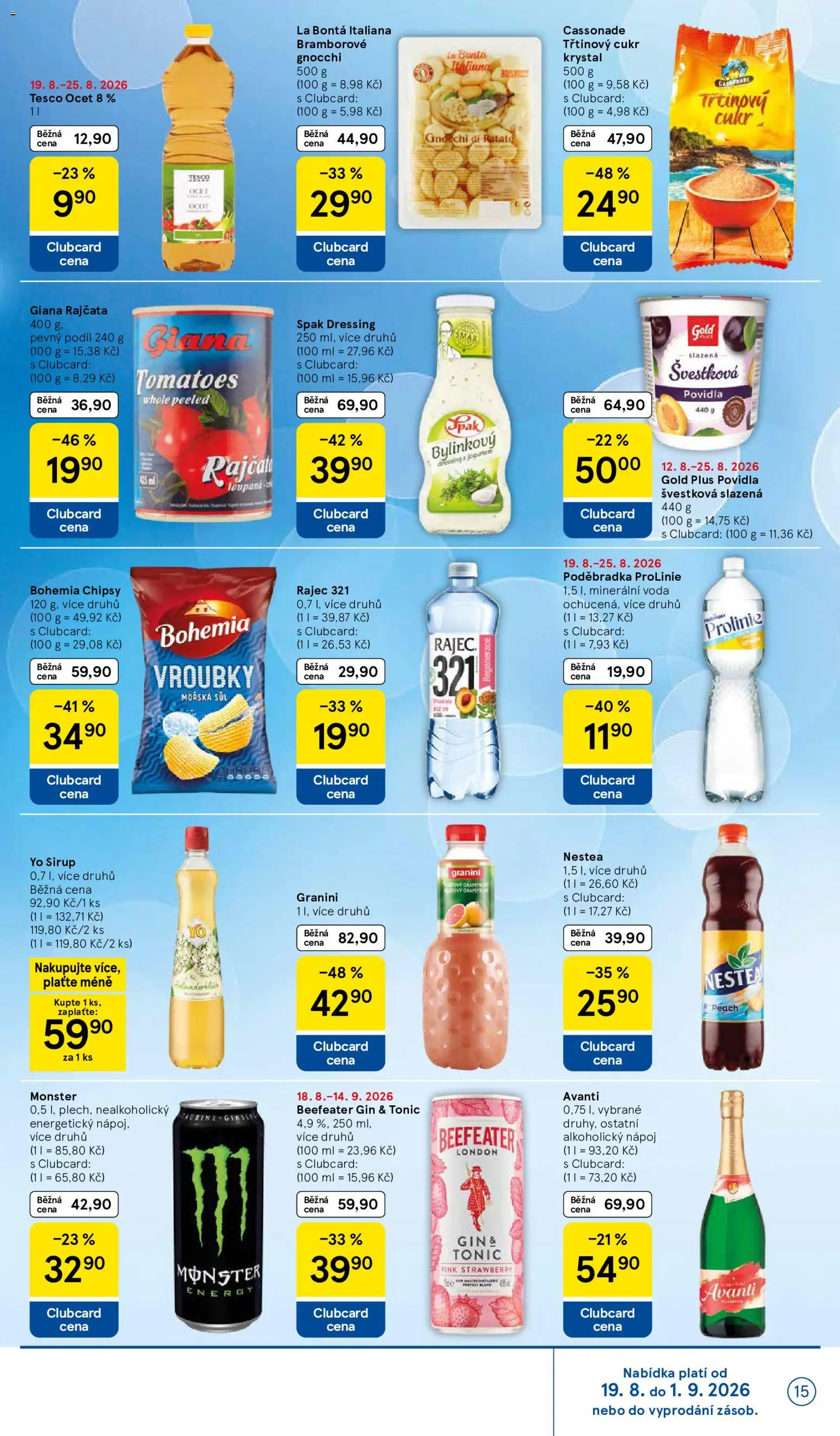 Tesco leták - Supermarket od 19.08.2026 | Strana: 15
