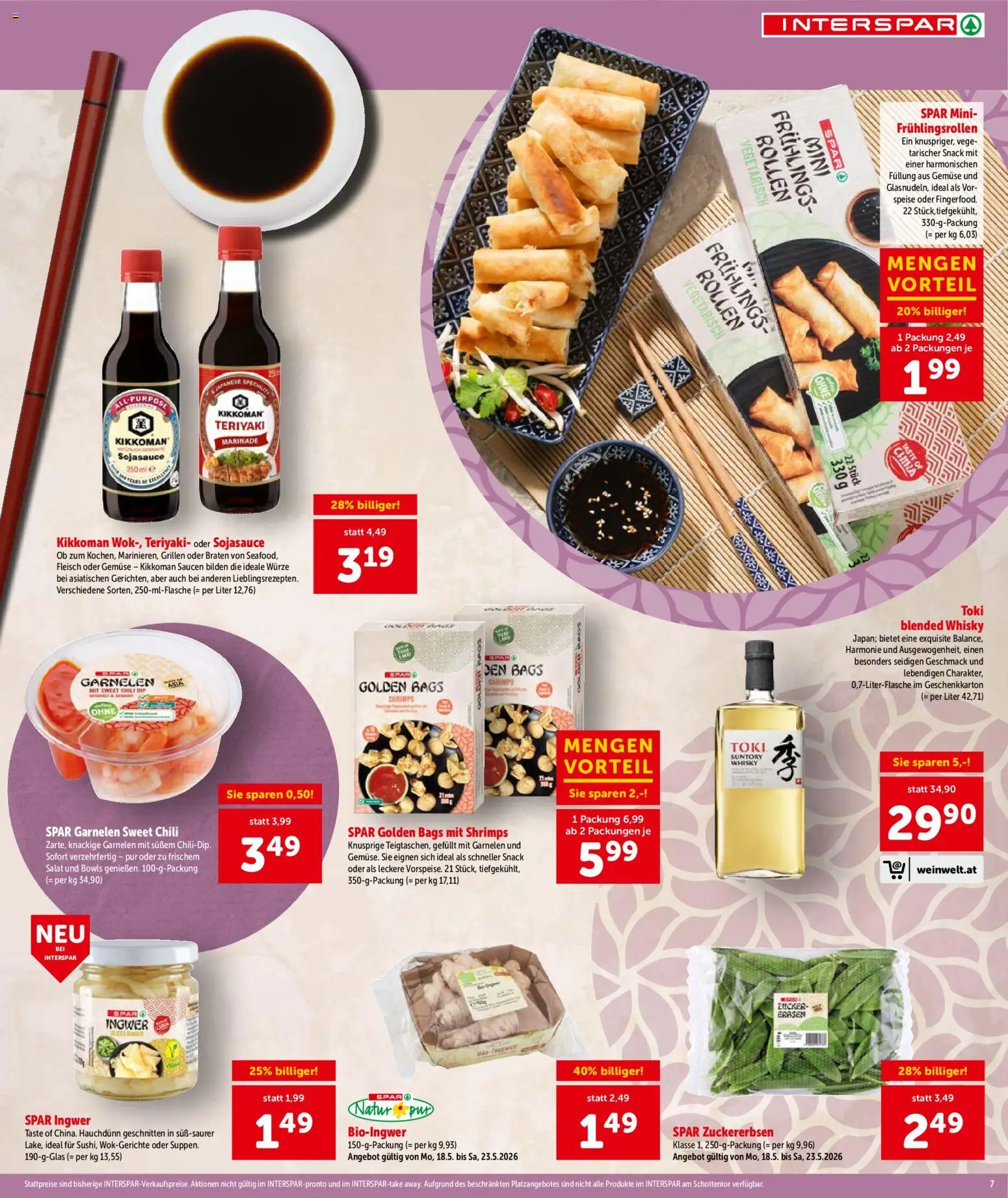 Interspar Flugblatt - Kärnten gültig ab 21.05.2026 | Seite: 8 | Produkte: Salat, Gemüse, Zucker, Erbsen