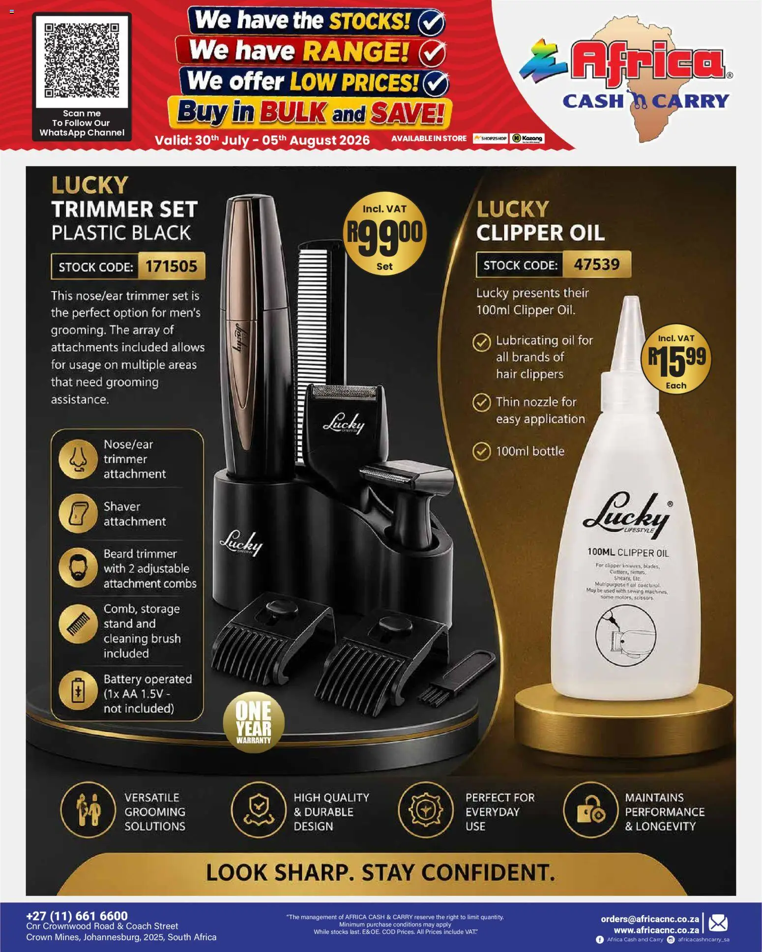 New Africa Cash & Carry catalogue – valid from 30/07/2026 | Page: 30