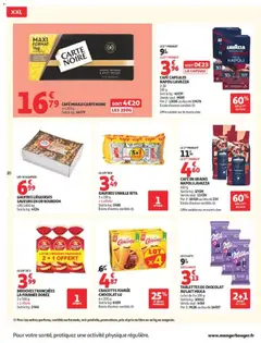 Auchan - Prévisualisation de Auchan Promos XXL, rentrée valide à partir de 21/07/2026 | Page: 20 | Produits: Café en grains, Lait, Gaufres, Biscuits