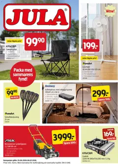 Jula erbjudanden - Förhandsvisning av reklamblad från butik Jula aktuell från 25/06/2026