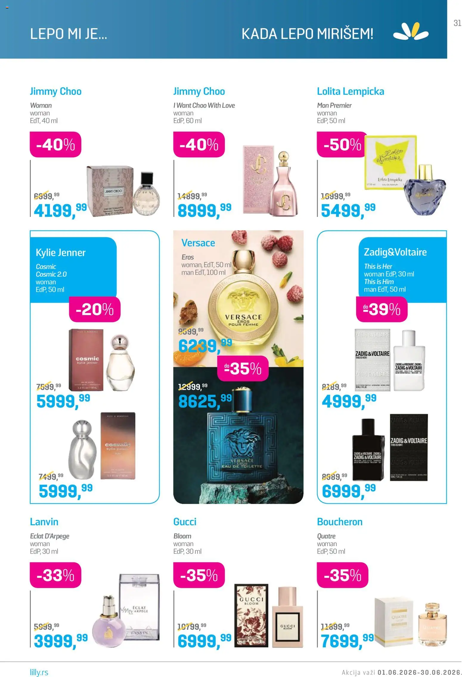 Lilly drogerie katalog - važi od 01.06.2026 | Strana: 31