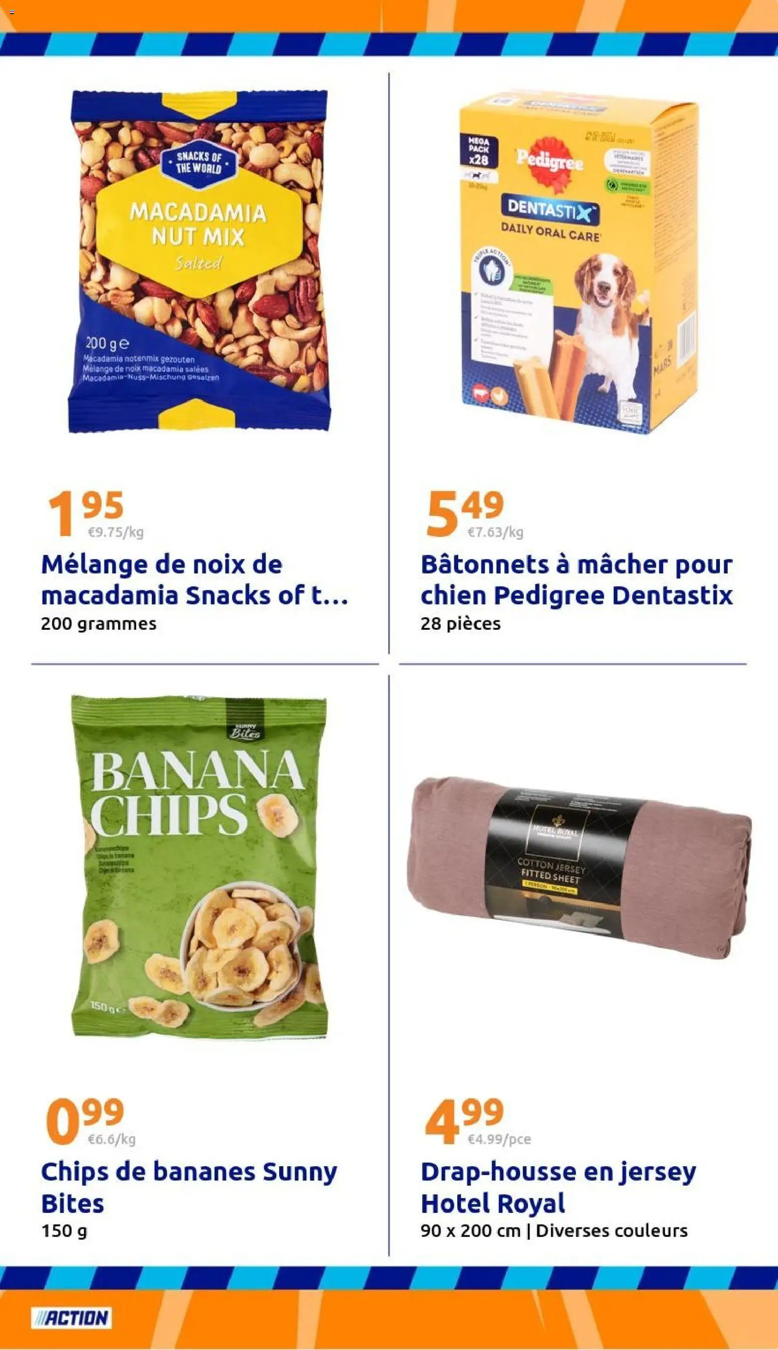 {H1} | Page: 31 | Produits: Mélange De Noix, Dentastix, Bananes, Chips