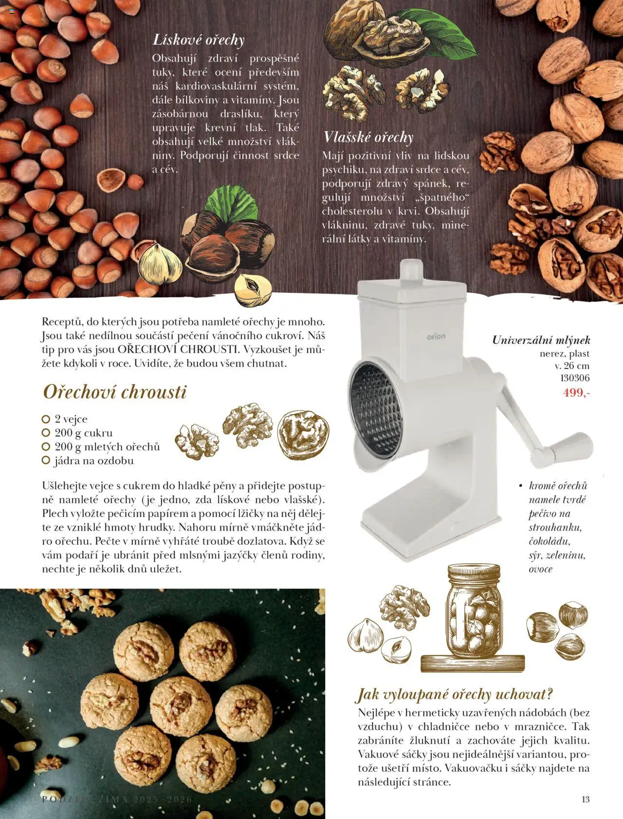 Orion katalog - Podzim/zima od 23.09.2025 | Strana: 13 | Produkty: Ovoce, Vejce, Pečivo, Mlýnek