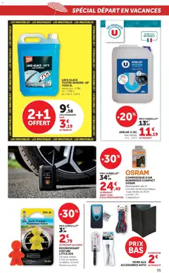 Super U - Prévisualisation de Super U - Les prix bas de la semaine valide à partir de 30/06/2026 | Page: 35 | Produits: Compresseur, Diffuseur, Désodorisant, Tuyau