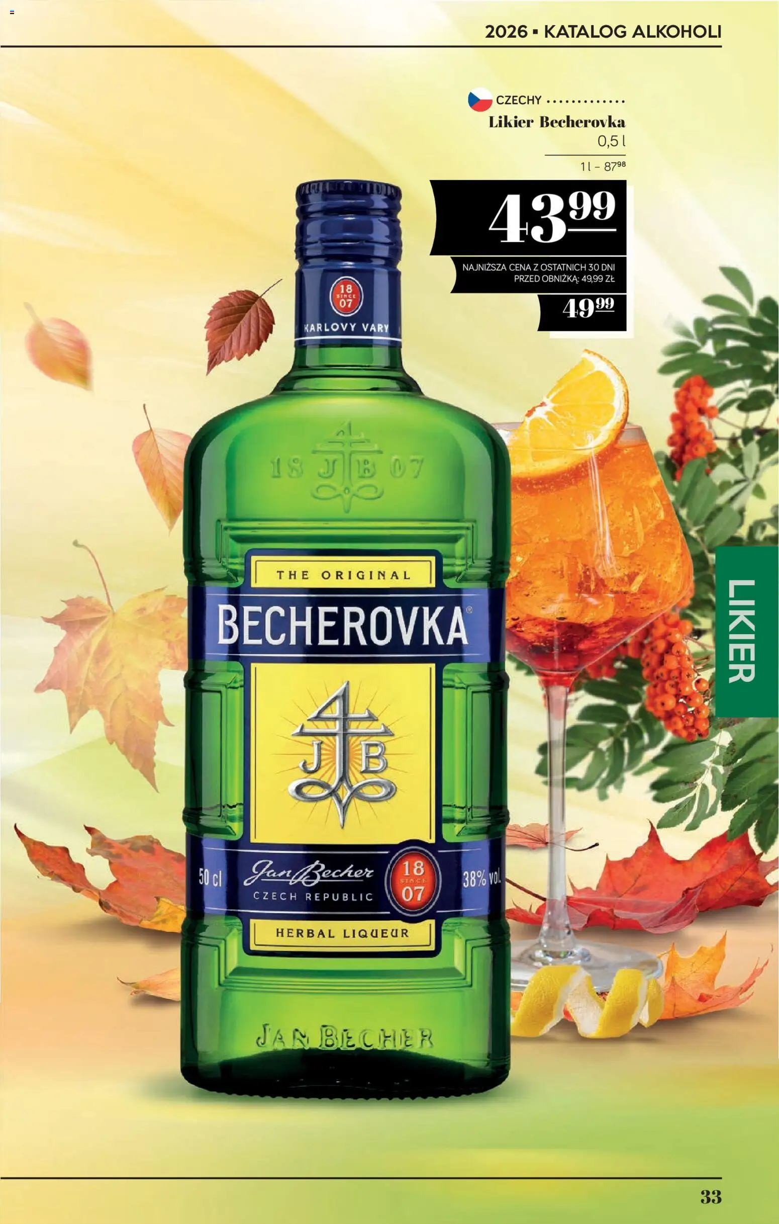 POLOmarket katalog - Alkoholi od 08.10.2026 | Strona: 33 | Produkty: Becherovka