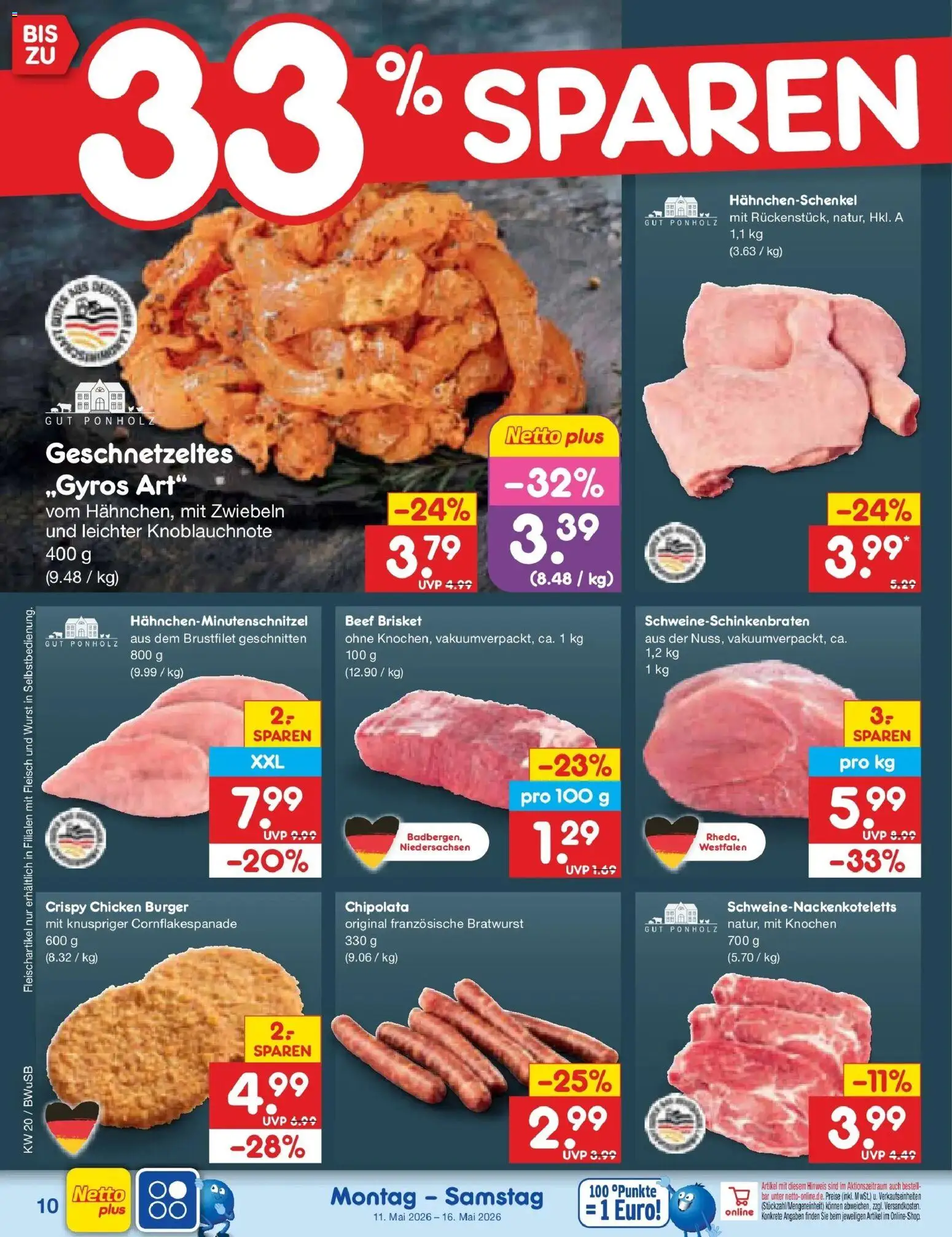 Netto Marken-Discount Prospekt Stemwede-Dielingen	 (ab 10.05.2026) » Angebote | Seite: 11