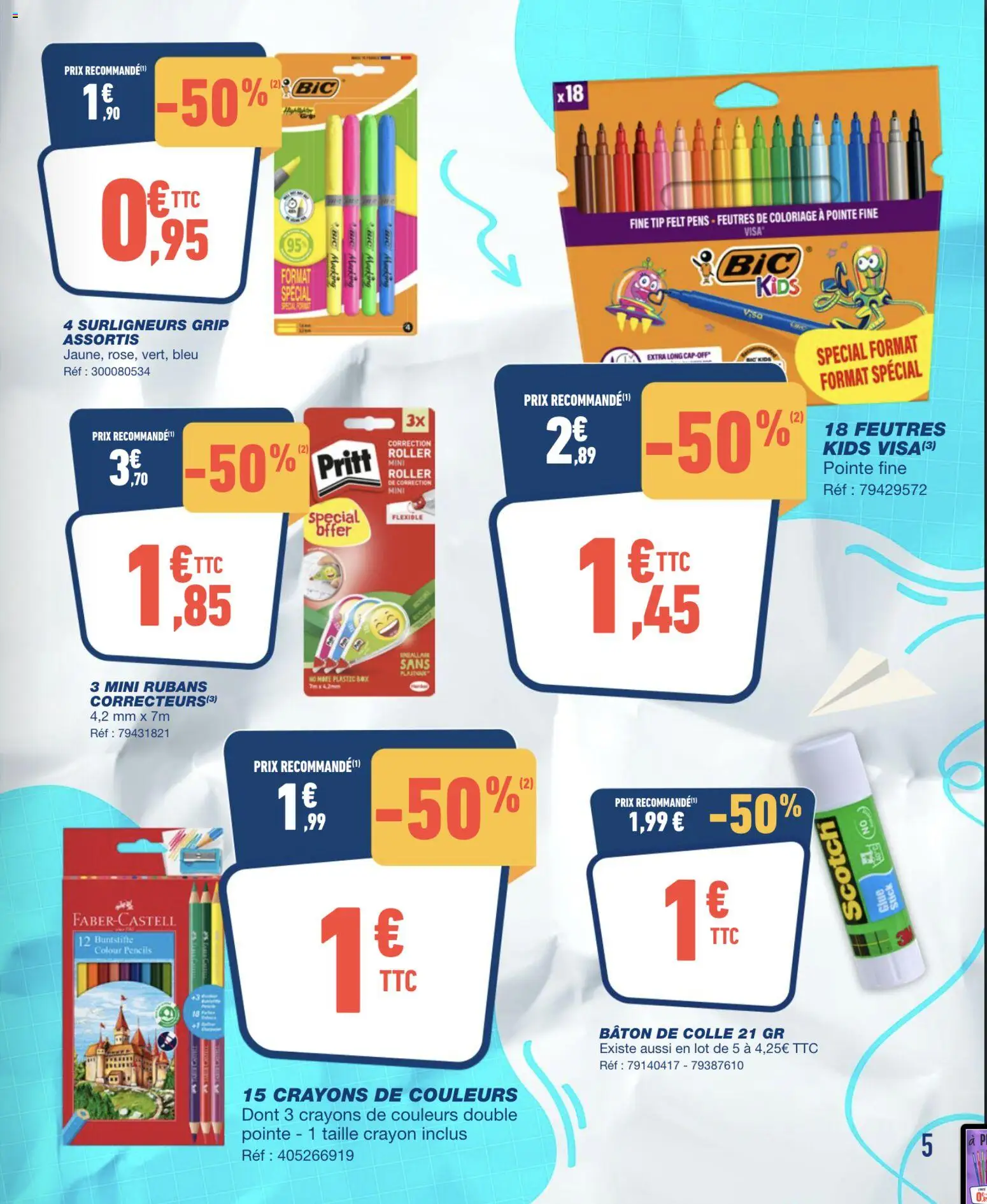 {H1} | Page: 5 | Produits: Coloriage, Crayons de couleurs, Crayon, Colle