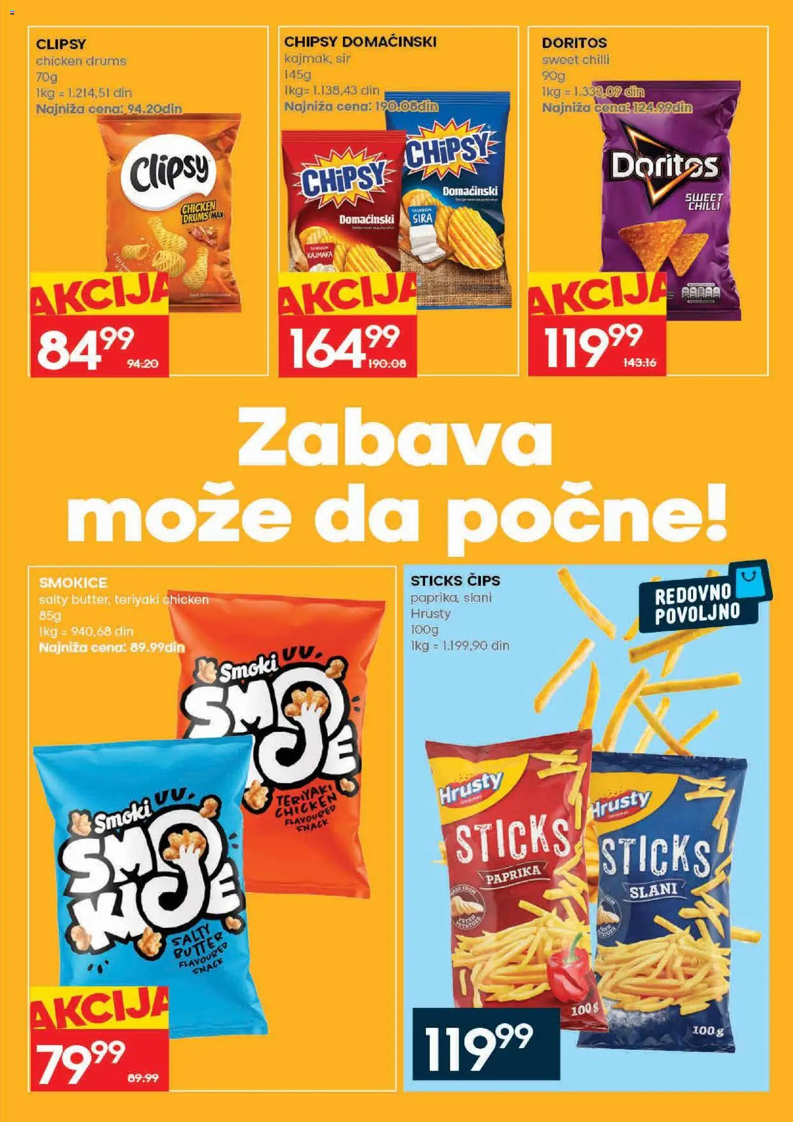 Mercator katalog - važi od 25.06.2026 | Strana: 21 | Proizvode: Čips, Paprika, Sir, Doritos
