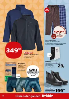 Marathon tights 3-pak, Str. M-2XL. Flere varianter. 1 pakke. Pris pr. pakke 229,95 gyldig fra 25/09/2026 | Side: 44 | Produkter: Jakke, Tights