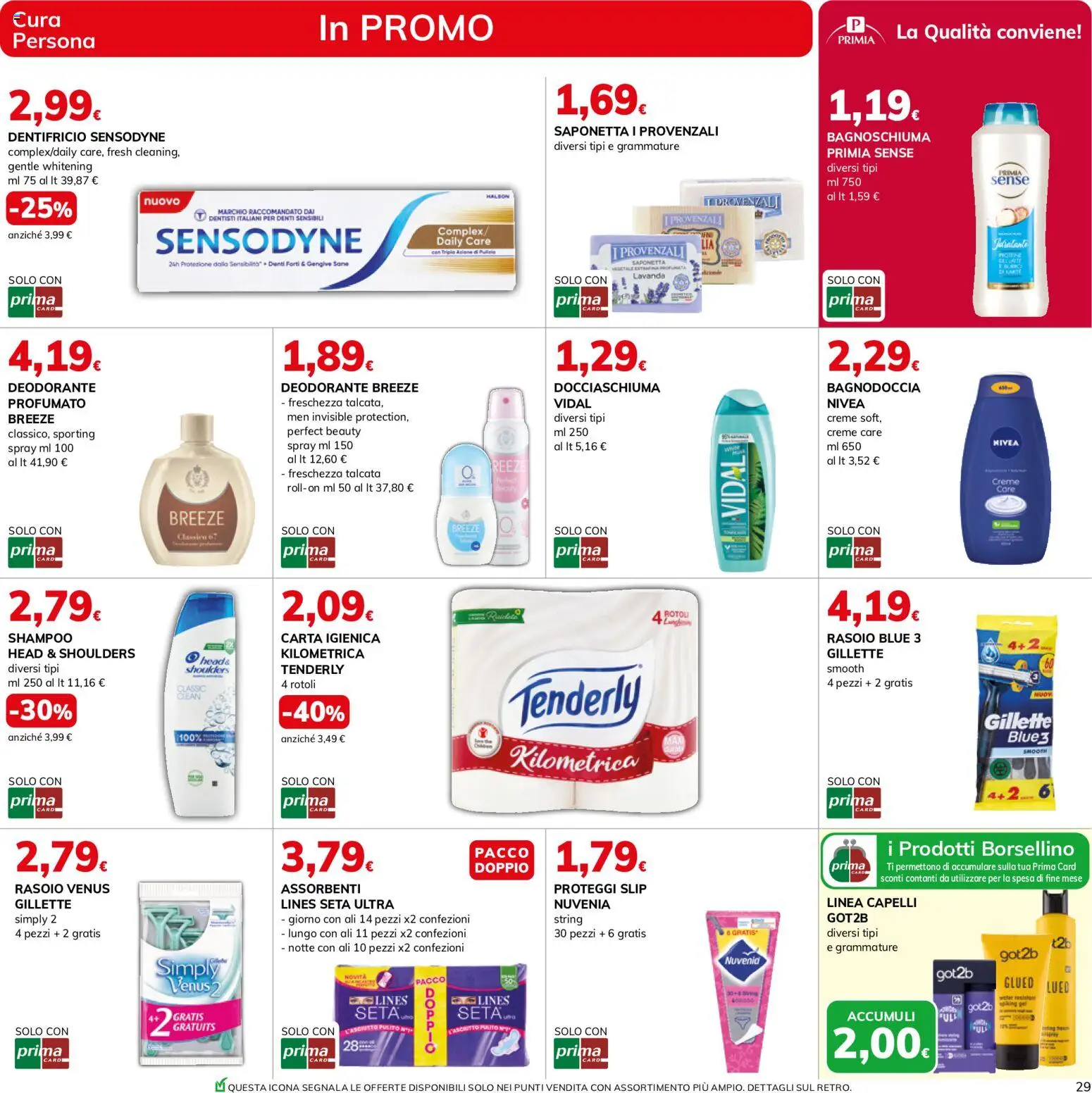 Volantino Basko del 11/08/2026 | Pagina: 29 | Prodotti: Shampoo, Carta igienica, Proteggi slip, Slip
