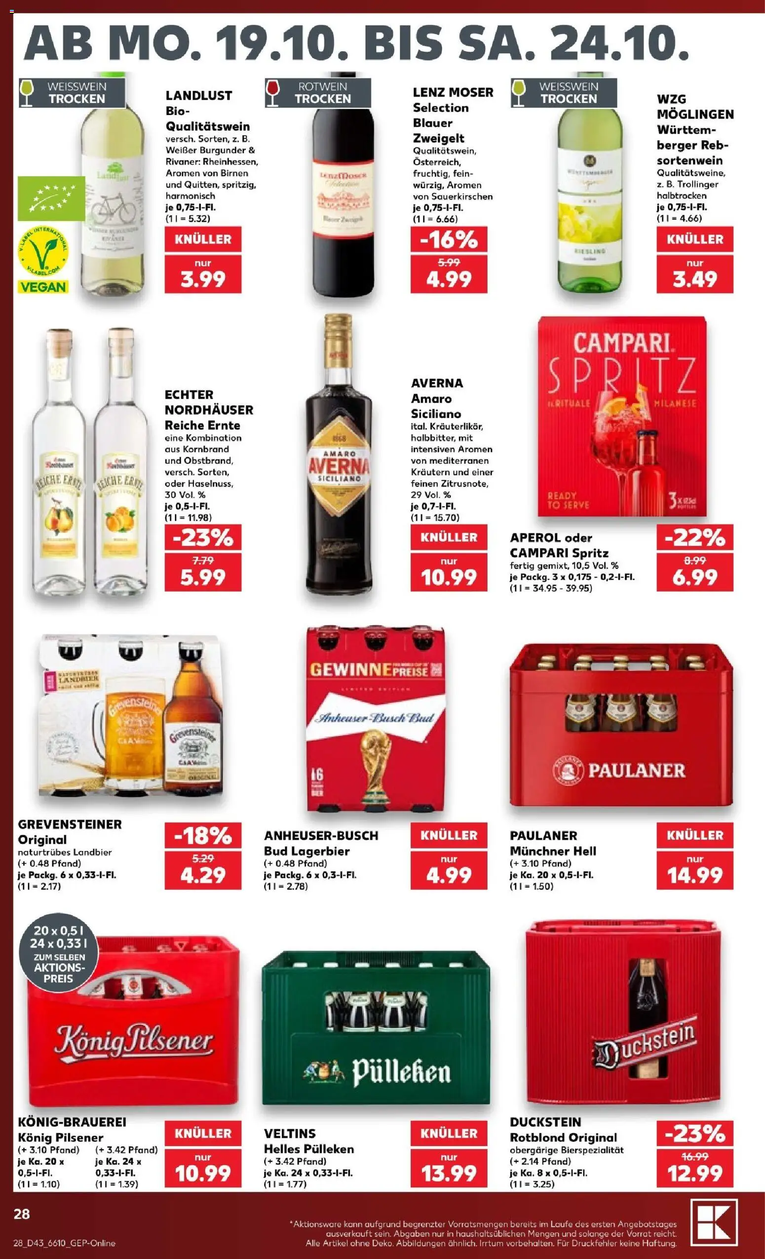 Kaufland Prospekt Köln – gültig ab 18.10.2026 | Seite: 28 | Produkte: Mehl, Weizenmehl, Milka, Fleisch