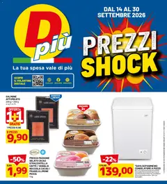 Anteprima del volantino D Più volantino valido a partire dal 14/09/2026