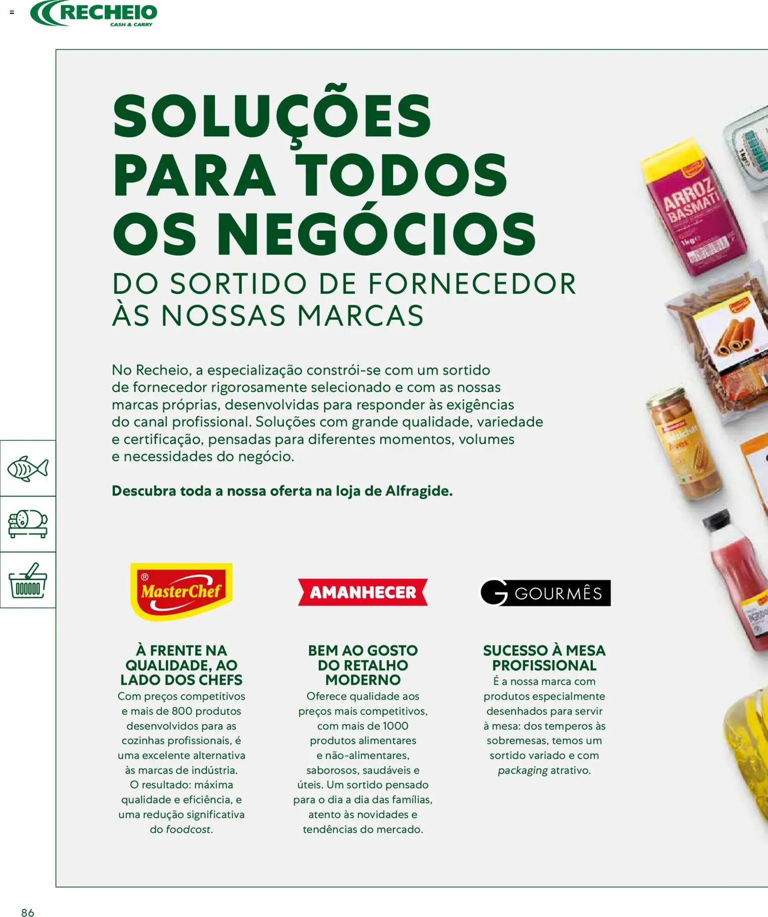Recheio - Catálogo de Alfragide │ válido de 16/03/2026 | Página: 86 | Produtos: Arroz basmati, Mesa, Arroz