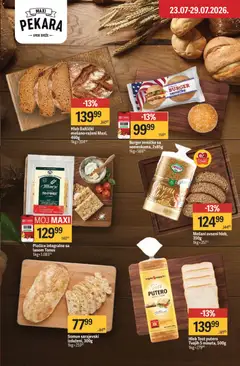 Maxi katalog - pregled Maxi kataloga - važi od 23.07.2026 | Strana: 11 | Proizvode: Somun, Burger, Burger zemičke, Hleb