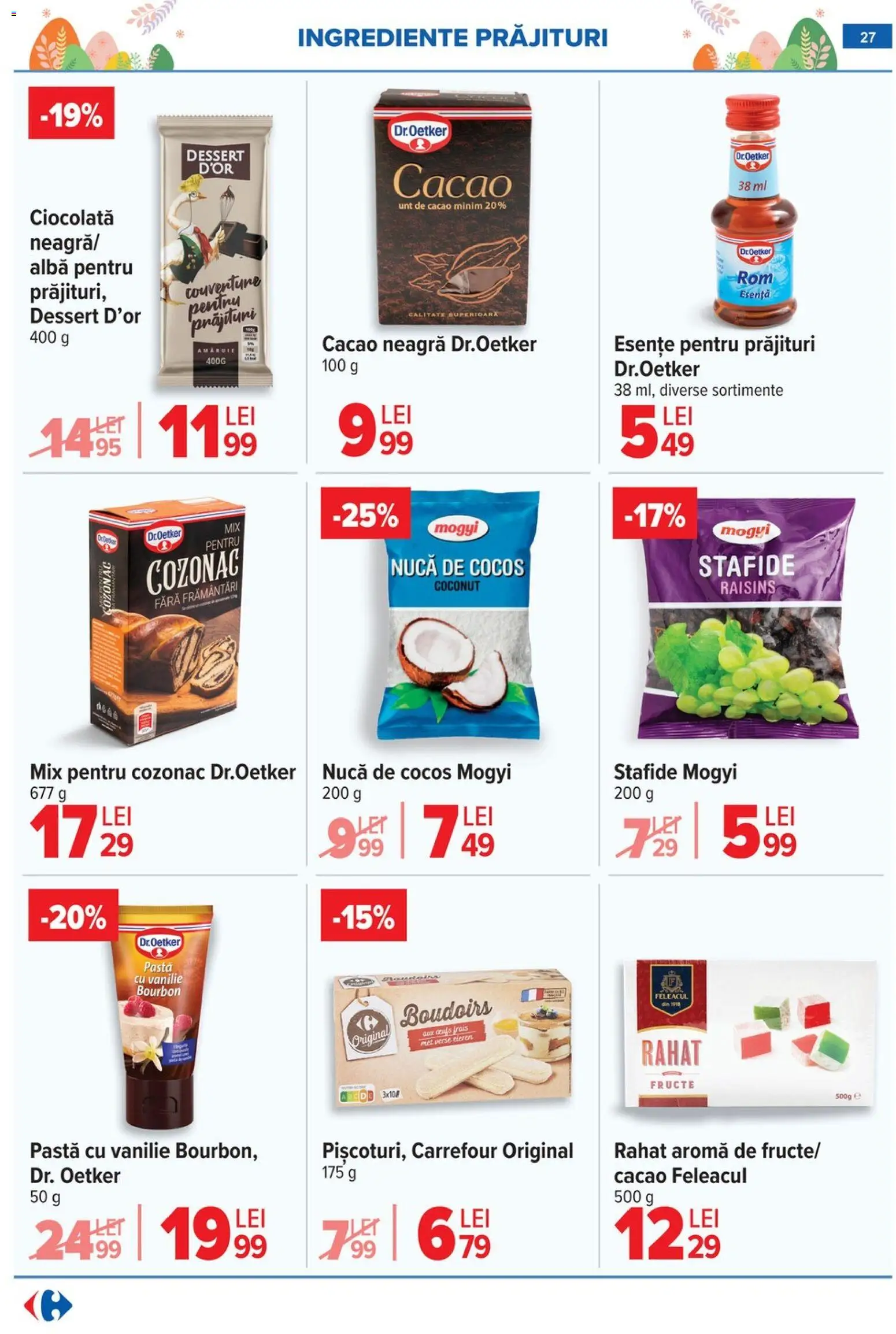 Noul catalog Carrefour – valabil de la 06.04.2026 | Pagină: 29 | Produse: Sobă, Făină, Orez, Paste
