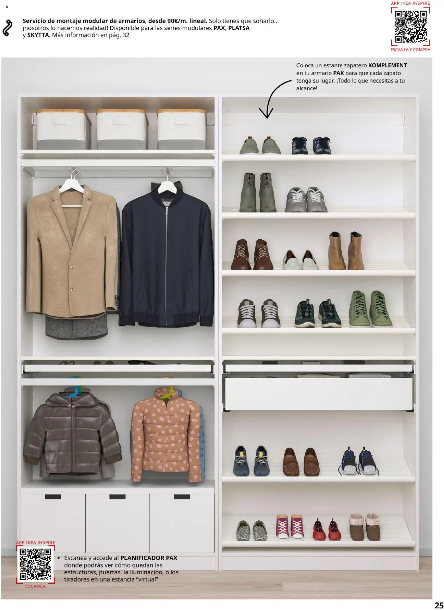 IKEA - Pax │ válido desde el 01/09/2026 | Página: 25 | Productos: Zapatero, Estante, Armario