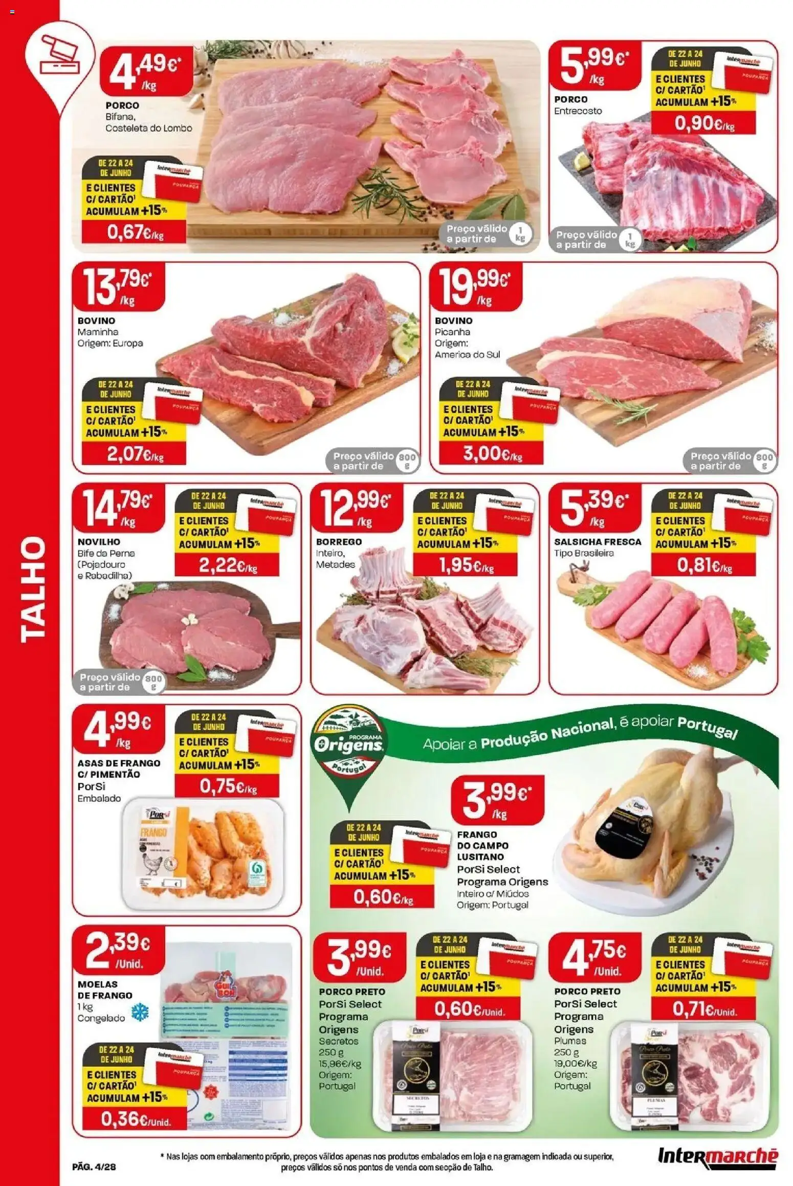 Intermarché - Isto é que são preços BAIXOS │ válido de 18/06/2026 | Página: 4