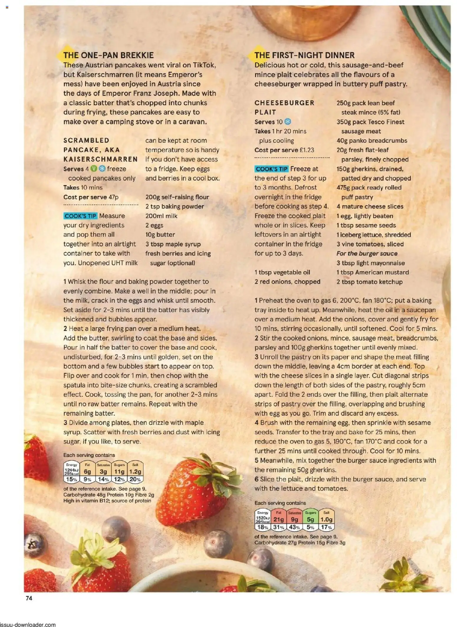 {H1} | Page: 74 | Products: Butter, Eggs, Sausage, Kekszek