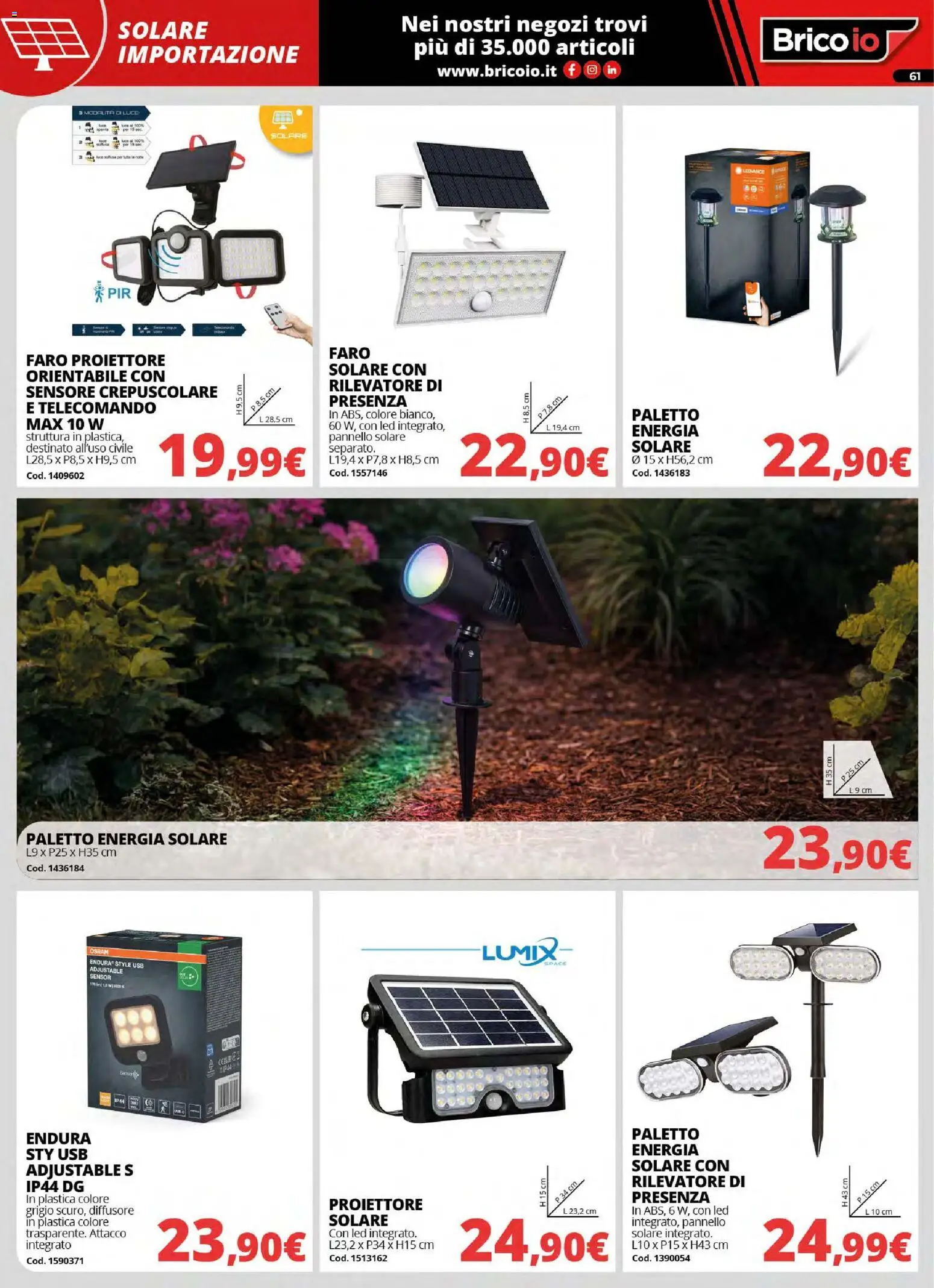 Volantino Brico io del 30.03.2026 | Pagina: 61 | Prodotti: Telecomando, USB