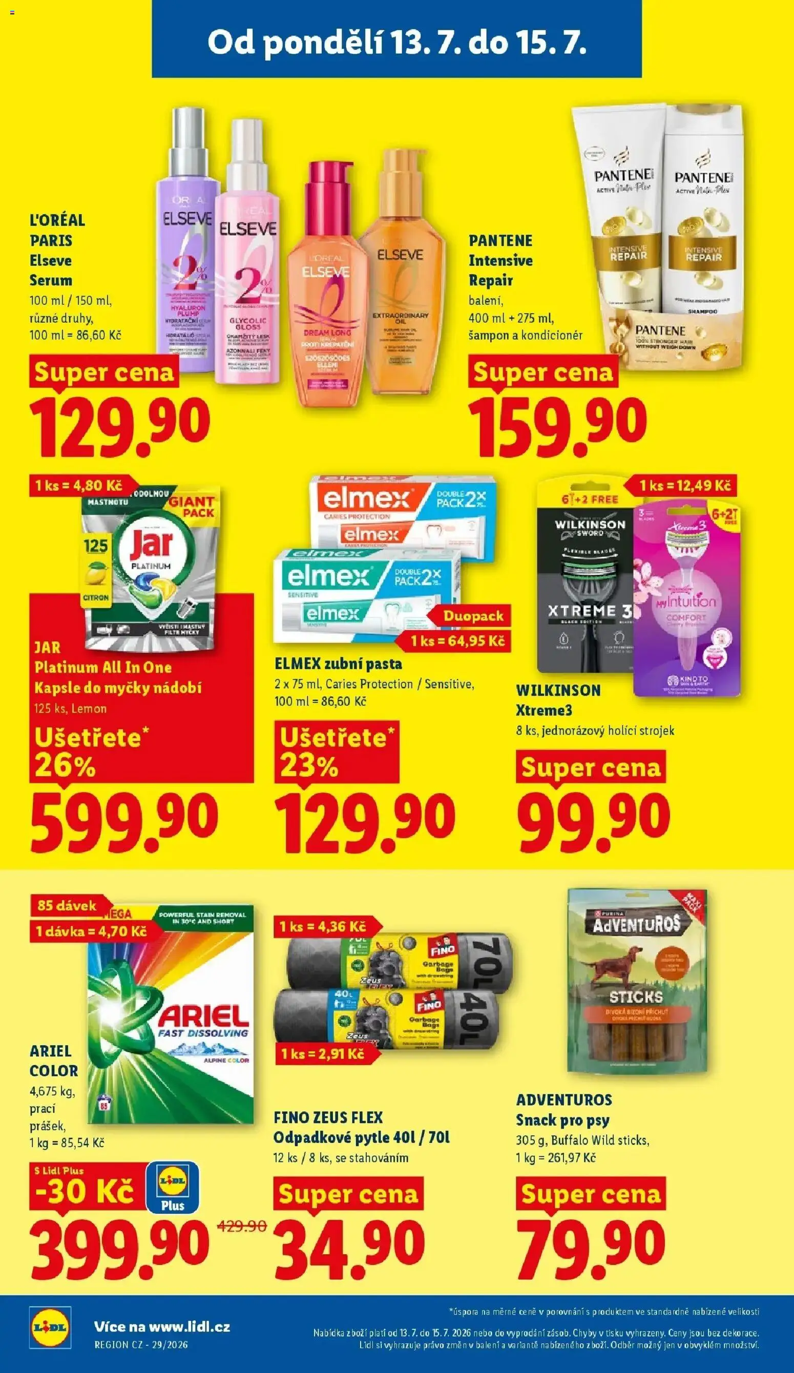 Lidl aktuální leták od 13.07.2026 | Strana: 28 | Produkty: Elmex, Nádobí, Kapsle, Kapsle do myčky