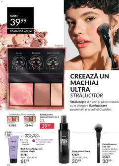 Ofertele Avon valabile de la 01.06.2026 | Pagină: 46 | Produse: Bază de machiaj, Machiaj, Bronzer, Blush
