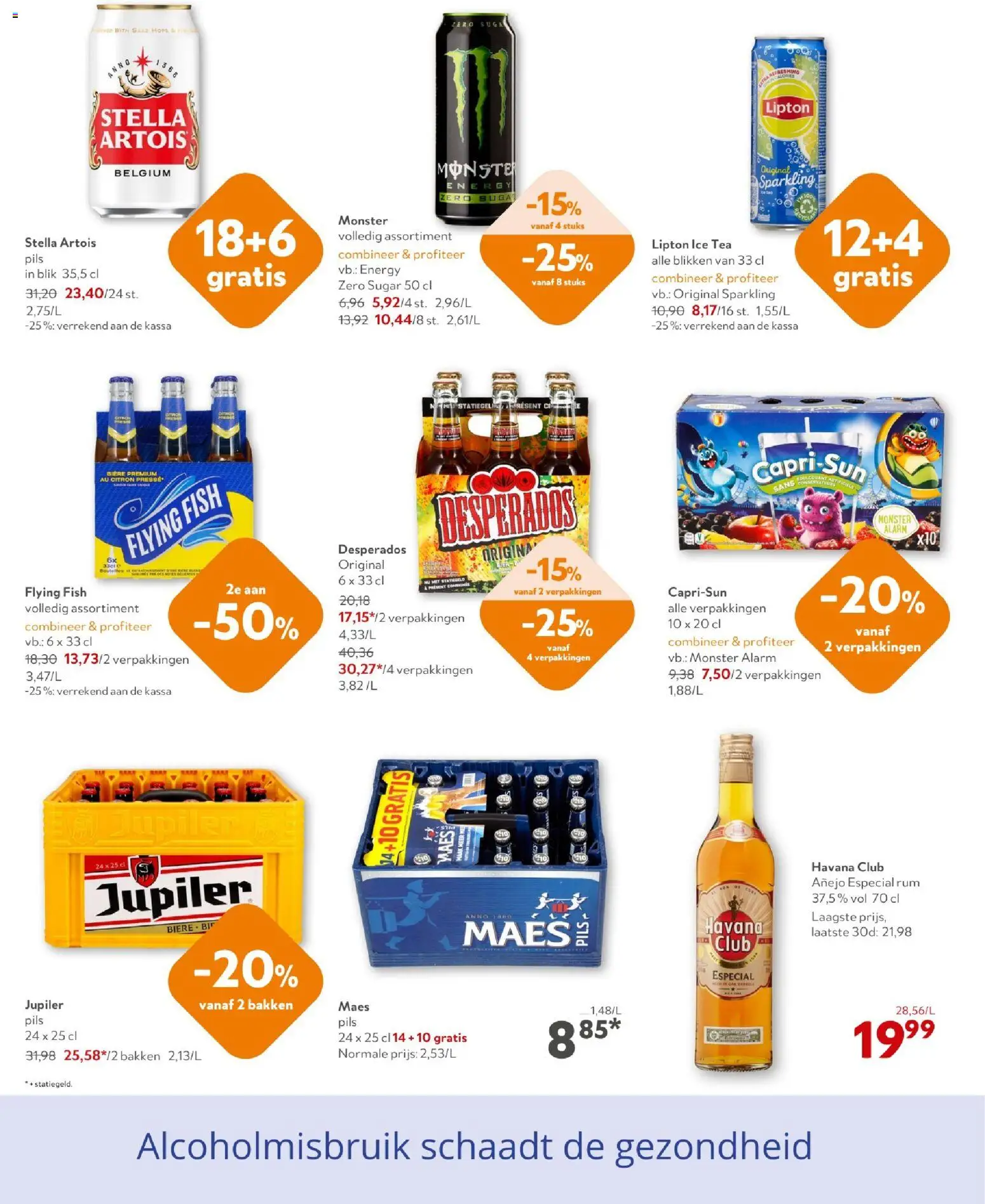 {H1} | Pagina: 4 | Producten: Monster, Havana, Havana Club, Desperados
