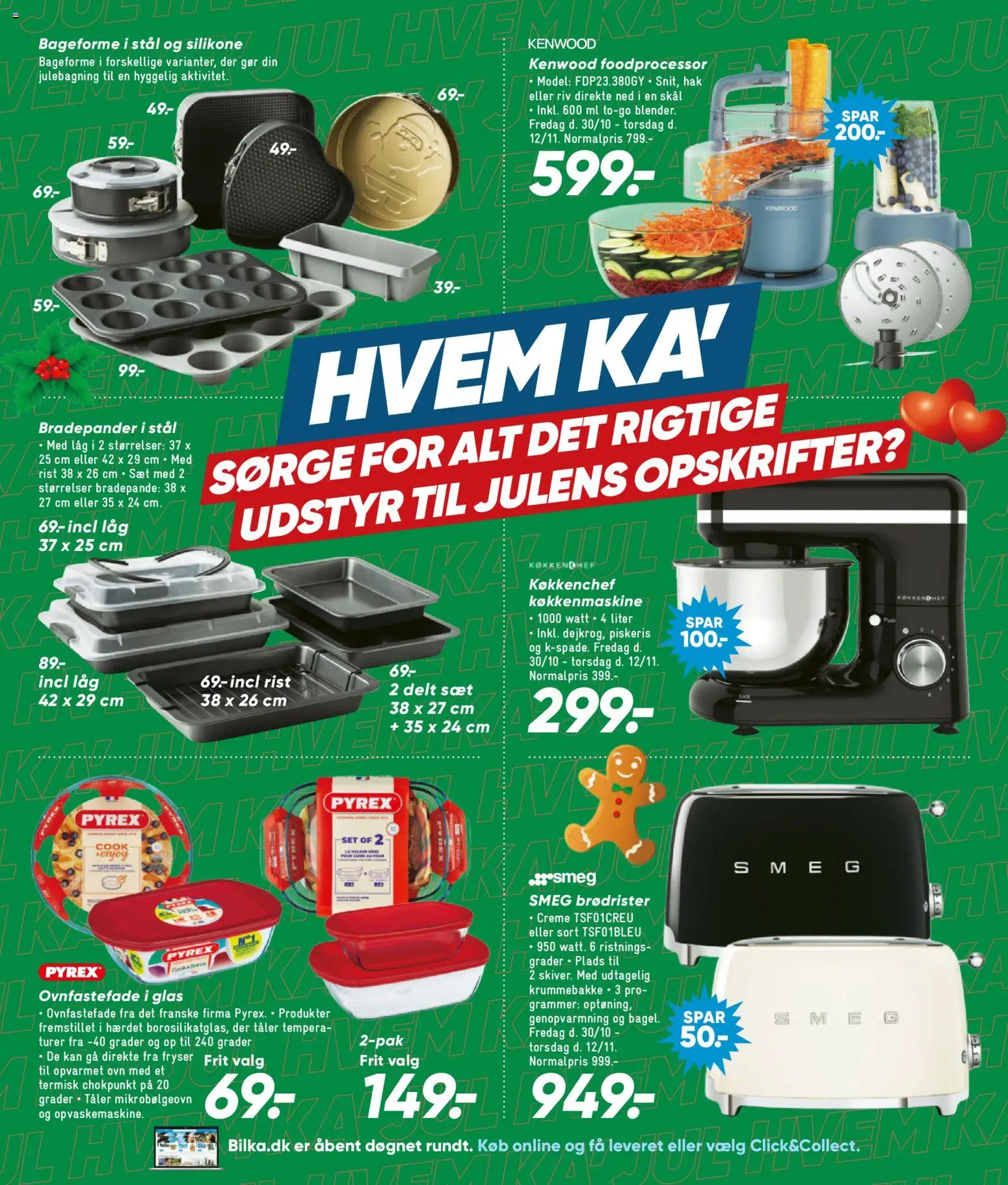 Bilka tilbudsavis – gyldig fra 30/10/2026 | Side: 12 | Produkter: Brødrister, Foodprocessor, Ovn, Mikrobølgeovn