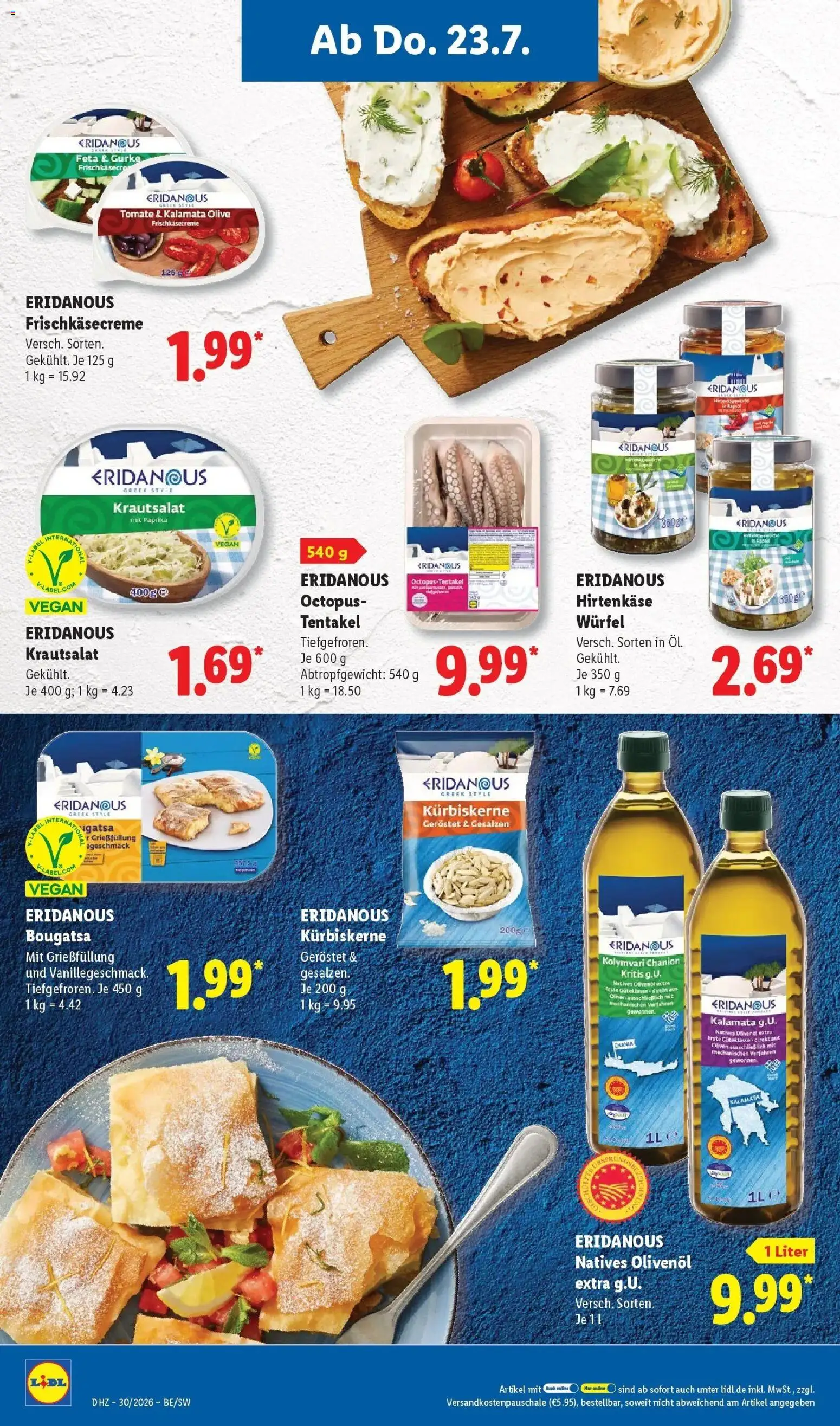 Lidl Prospekt Villingen-schwenningen – gültig ab 20.07.2026 | Seite: 58 | Produkte: Feta, Olivenol, Paprika