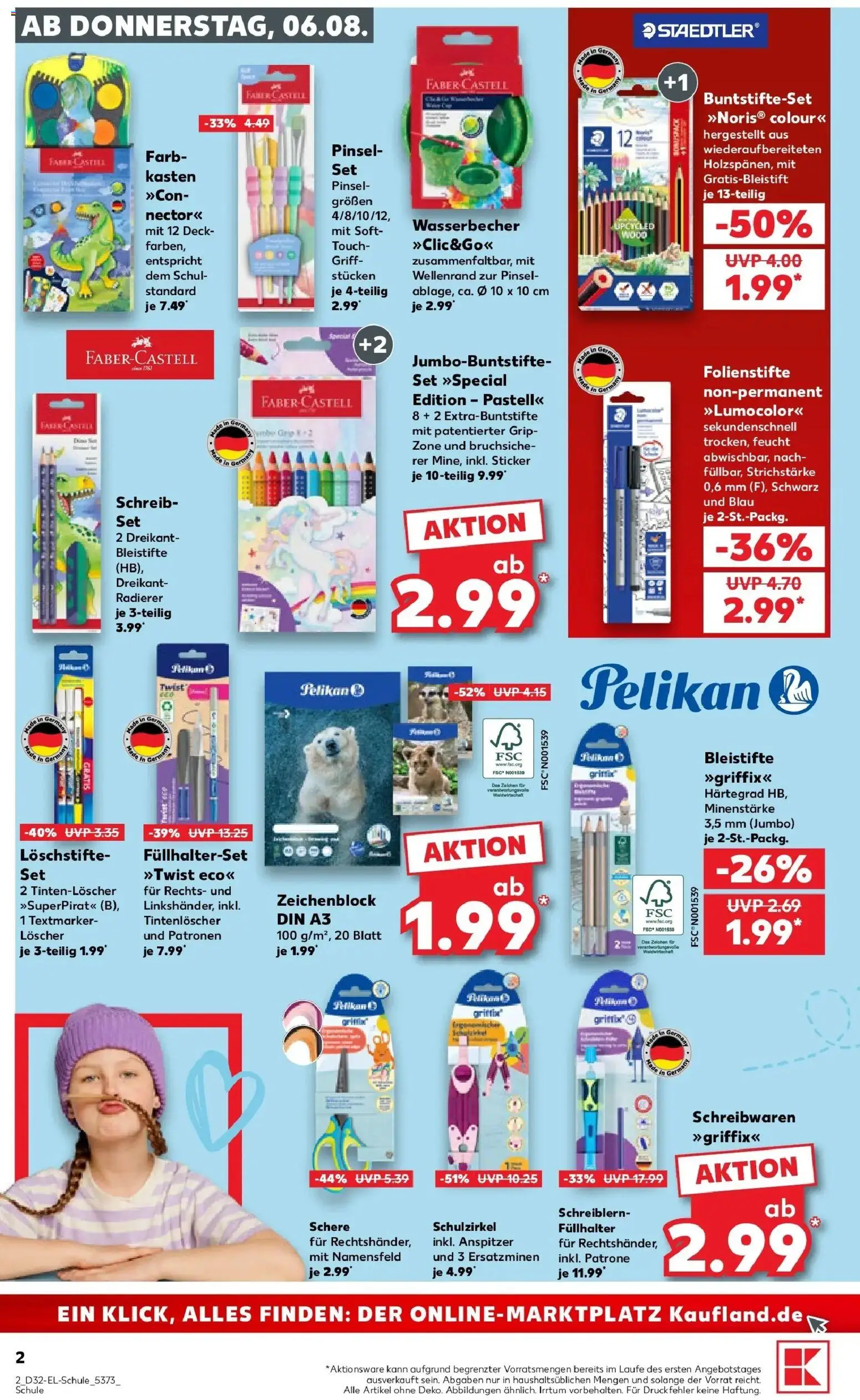 Prospekt Kaufland ab 06.08.2026 » Angebote Online zum Blättern | Seite: 58 | Produkte: Pinsel, Anspitzer