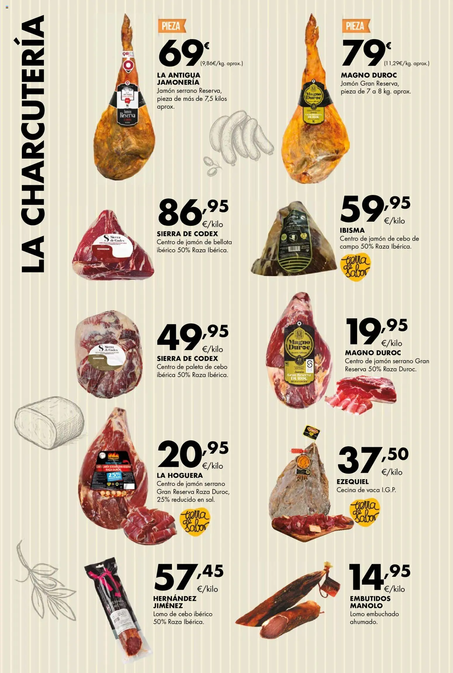 Lupa Supermercados folleto │ válido desde el 17/09/2026 | Página: 12 | Productos: Jamón serrano, Lomo, Jamón, Embutidos