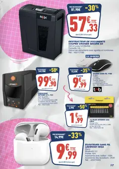 Bureau Vallée - Prévisualisation de Bureau Vallée catalogue valide à partir de 27/07/2026 | Page: 17