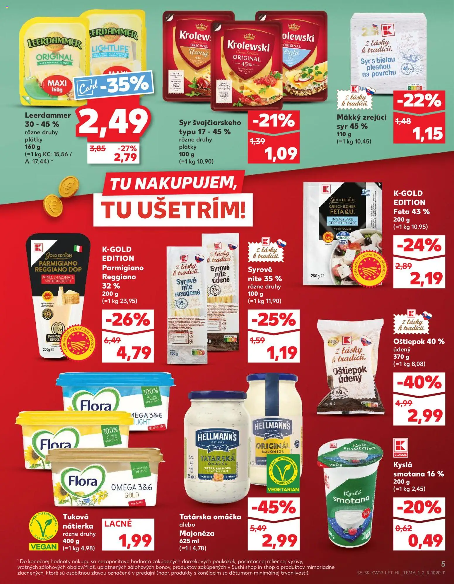 Kaufland SK akciós ujság - amely érvényes a következő dátumtól: 07.05.2026 | Oldal: 5 | Termékek: Sushi, Vegán