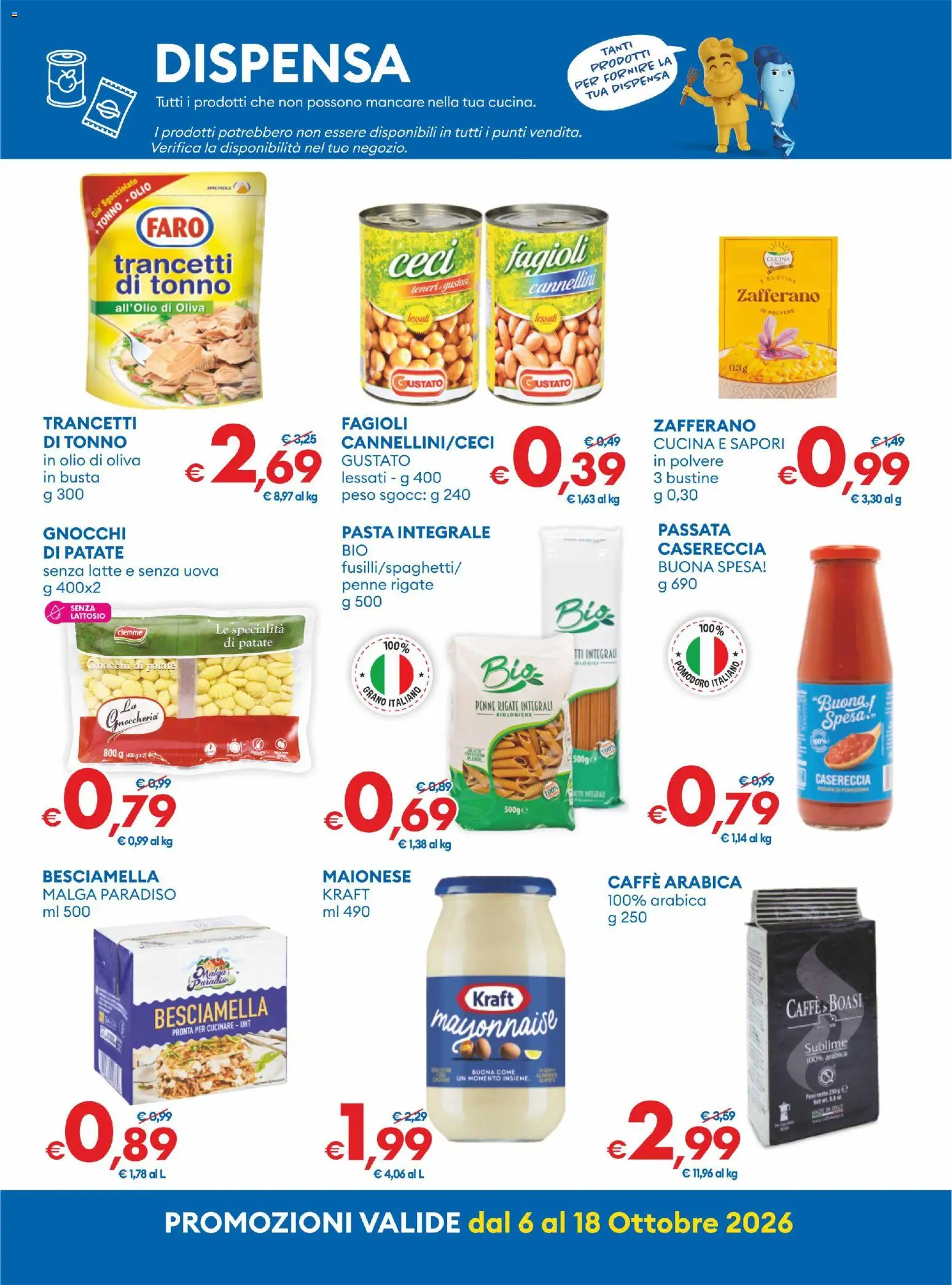 Volantino MD Discount del 06/10/2026 | Pagina: 5 | Prodotti: Ceci, Latte, Tonno, Gnocchi
