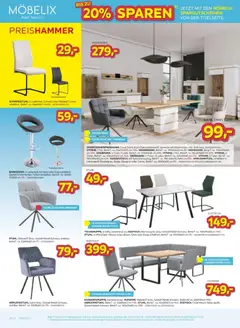 Möbelix Angebote ab 12.05.2026 gültig | Seite: 6 | Produkte: Stuhl, Creme