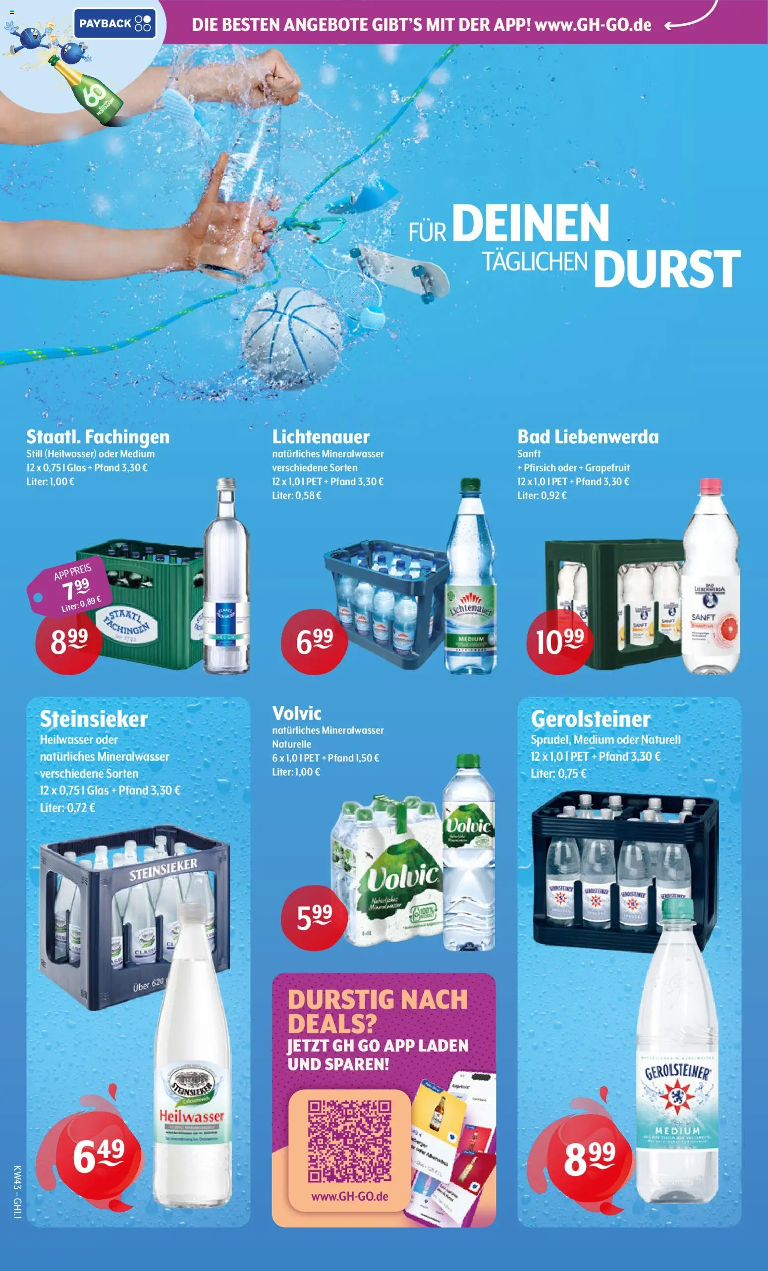 Getränke Hoffmann Prospekt – gültig ab 19.10.2026 | Seite: 2 | Produkte: Bad, Mineralwasser, Volvic, Gerolsteiner