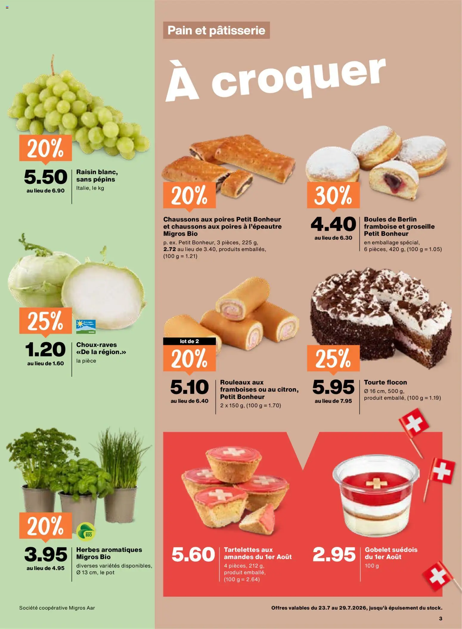 Migros aktionen FR – gültig ab 23.07.2026 | Seite: 3