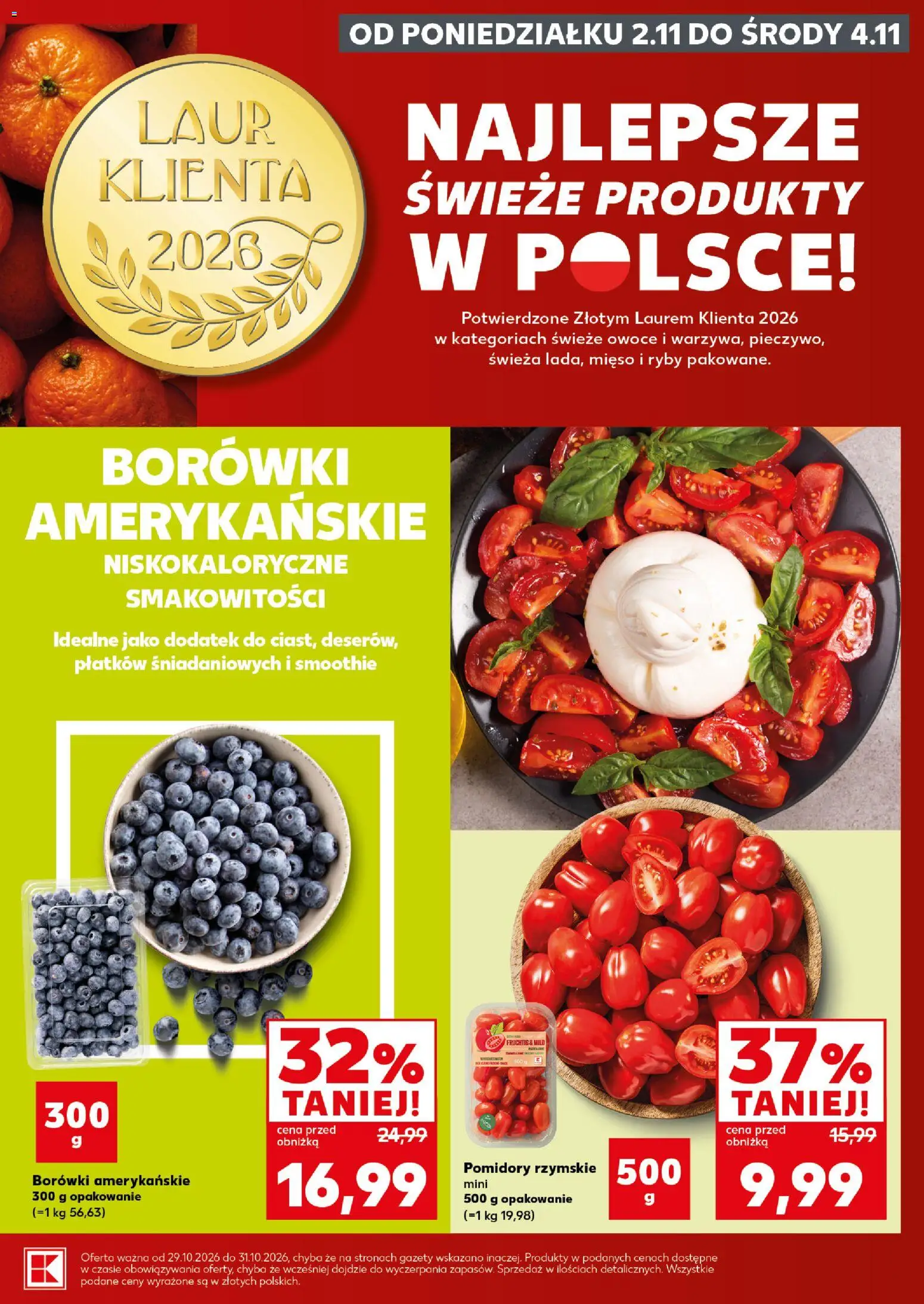 Kaufland Polsko leták - Mocny start od 02.11.2026 | Strana: 5 | Produkty: Ryby, Smoothie