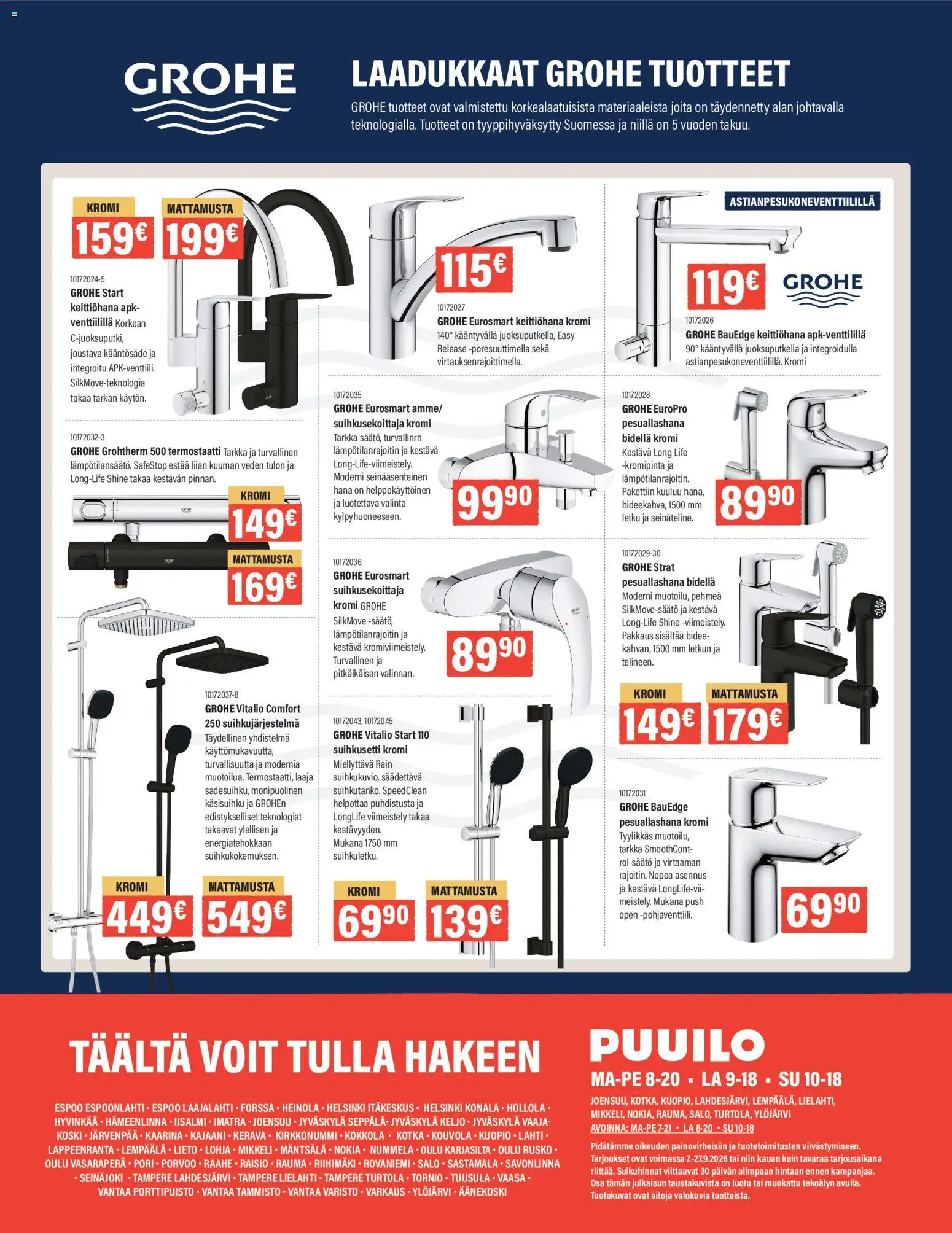 Puuilo tarjoukset – voimassa 07/09/2026 alkaen | Sivu: 16 | Tuotteet: Letku