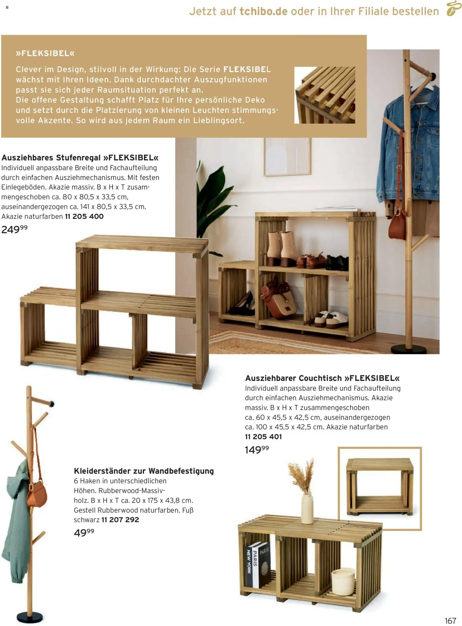 Angebote Tchibo – gültig ab 08.10.2026 | Seite: 167 | Produkte: Couchtisch, Kleiderständer