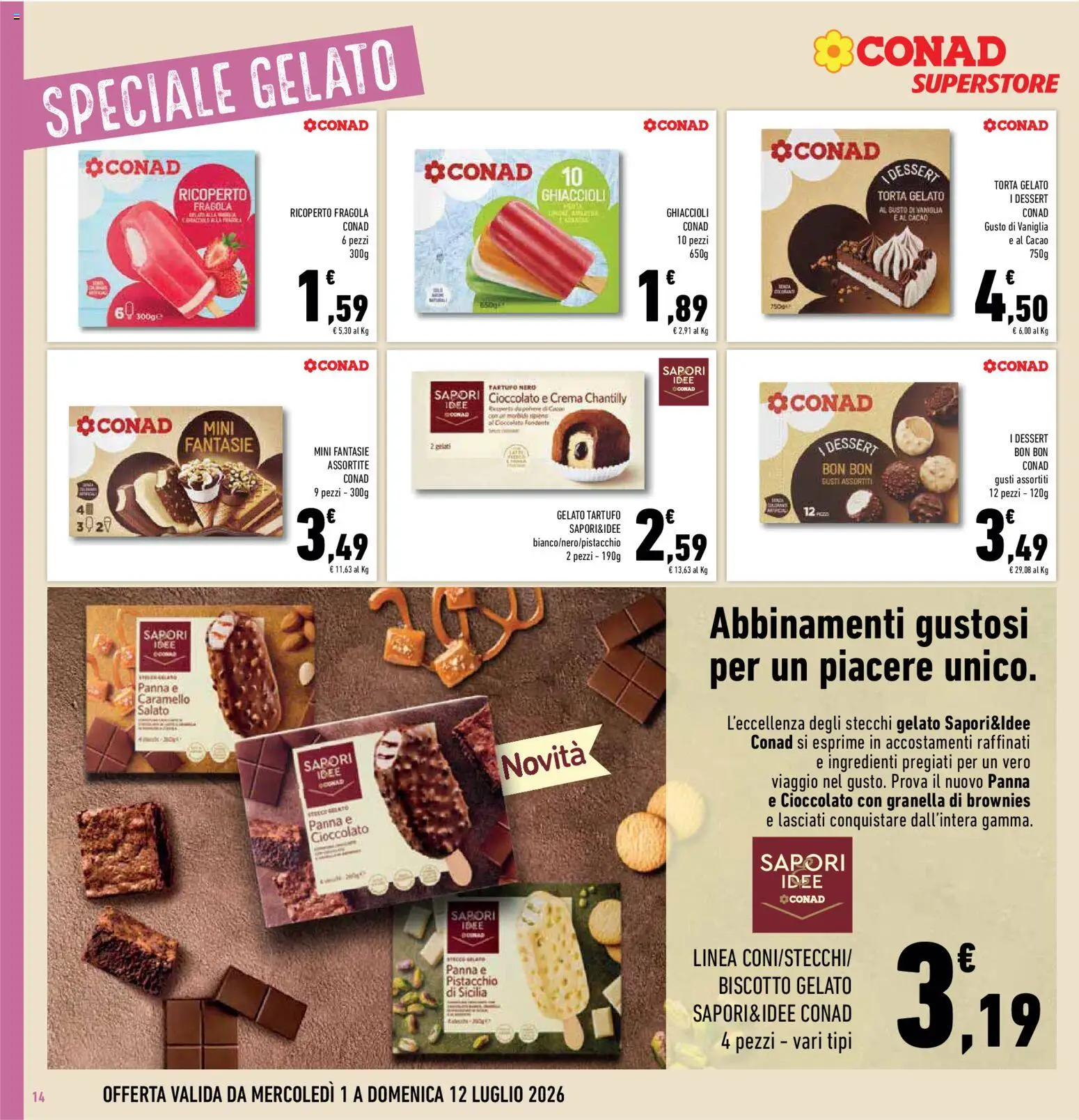 Volantino Conad del 01/07/2026 | Pagina: 14