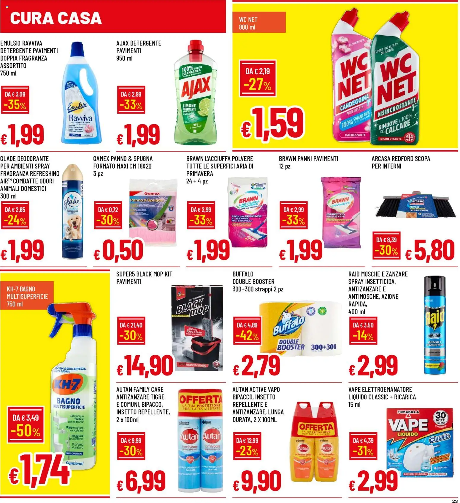Volantino Galassia del 25/06/2026 | Pagina: 23 | Prodotti: Anticalcare, Antizanzare, Limone, Fragranza