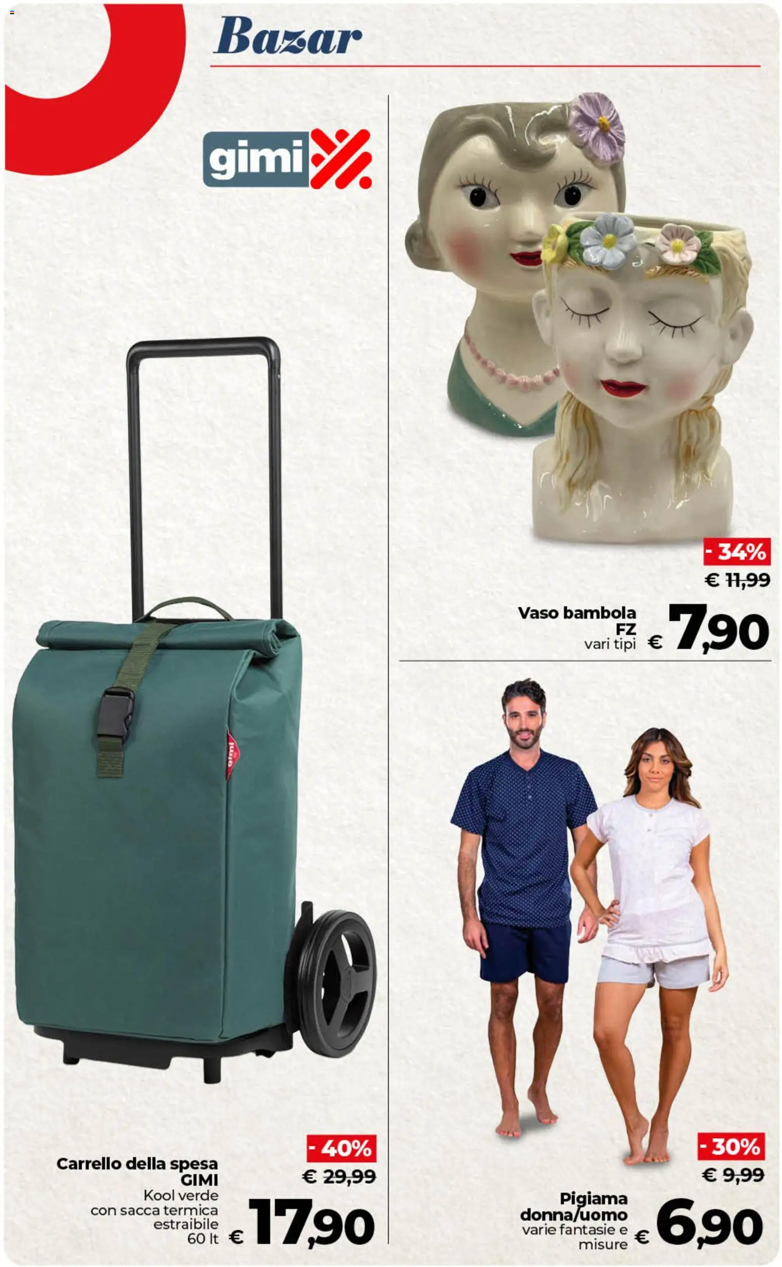 Volantino COOP del 18.06.2026 | Pagina: 44 | Prodotti: Pigiama, Carrello, Vaso