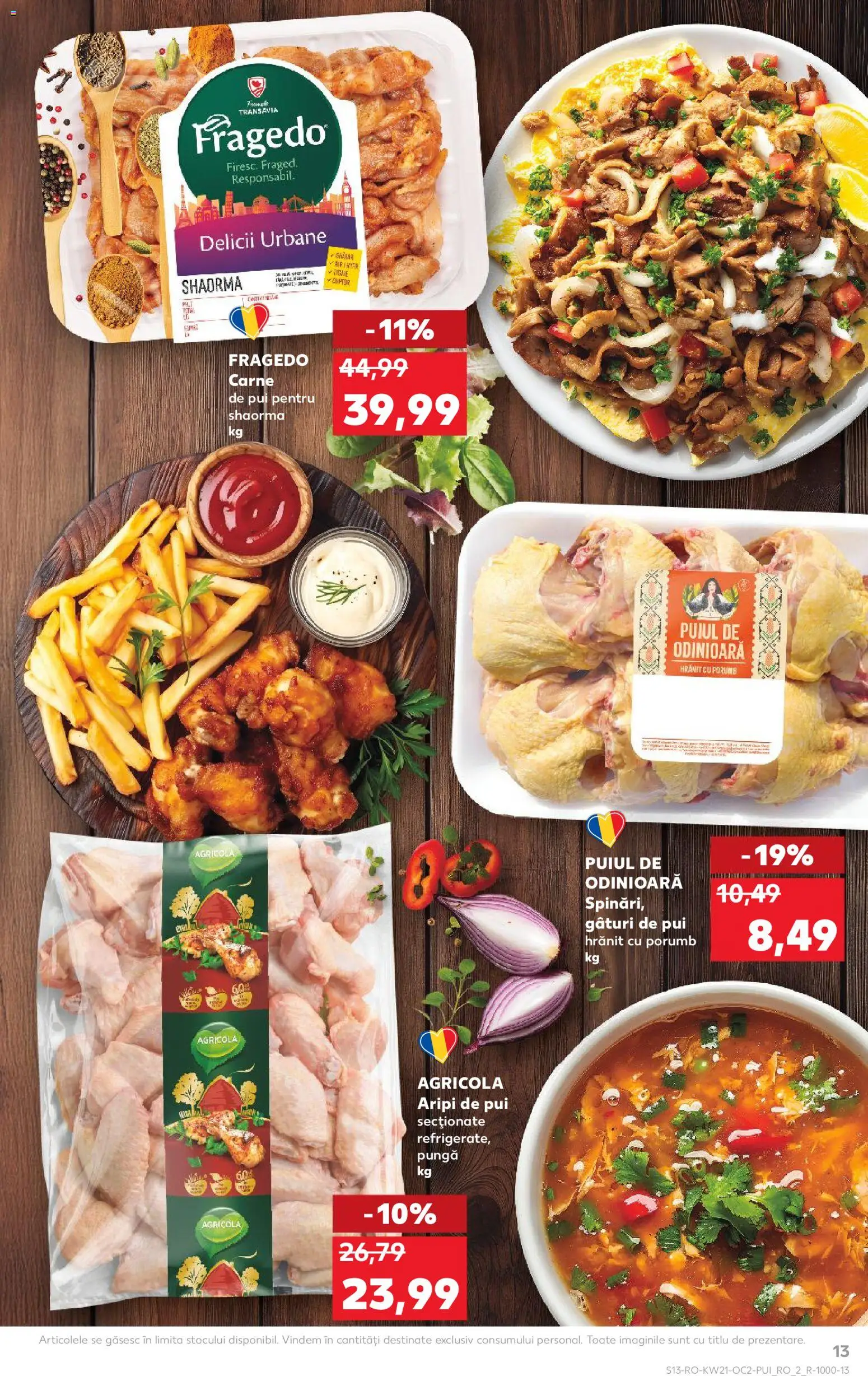 Noul catalog Kaufland – valabil de la 20.05.2026 | Pagină: 13 | Produse: Pungă, Hacıyatmaz Kedi Oyuncağı, Carne De Pui, Porumb