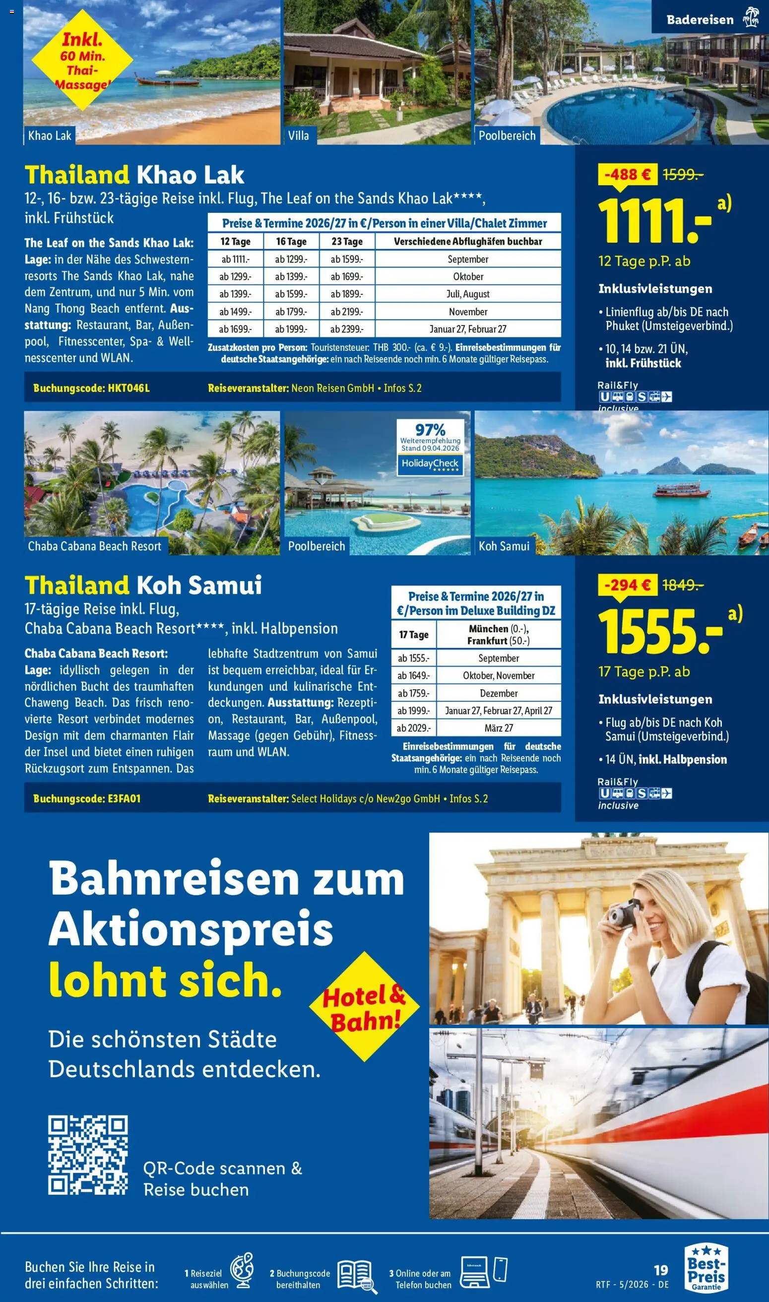 Lidl Reisen Reise-Highlights – gültig ab 12.05.2026 | Seite: 19